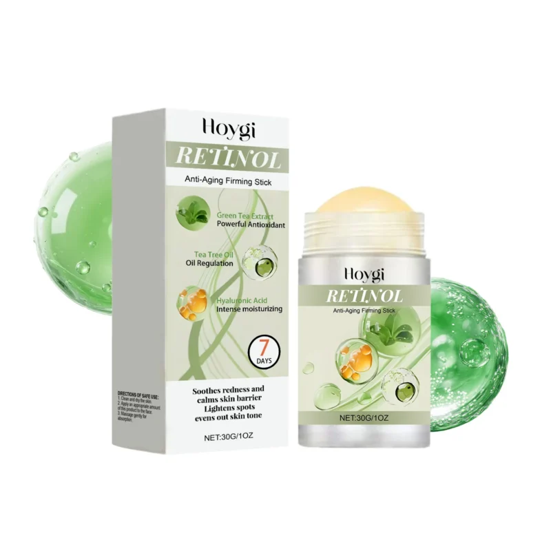 Hoygi Anti-Aging Firming Stick 30g with Hyaluronic Acid and Retinol for Deep Moisturizing and Wrinkle Reduction