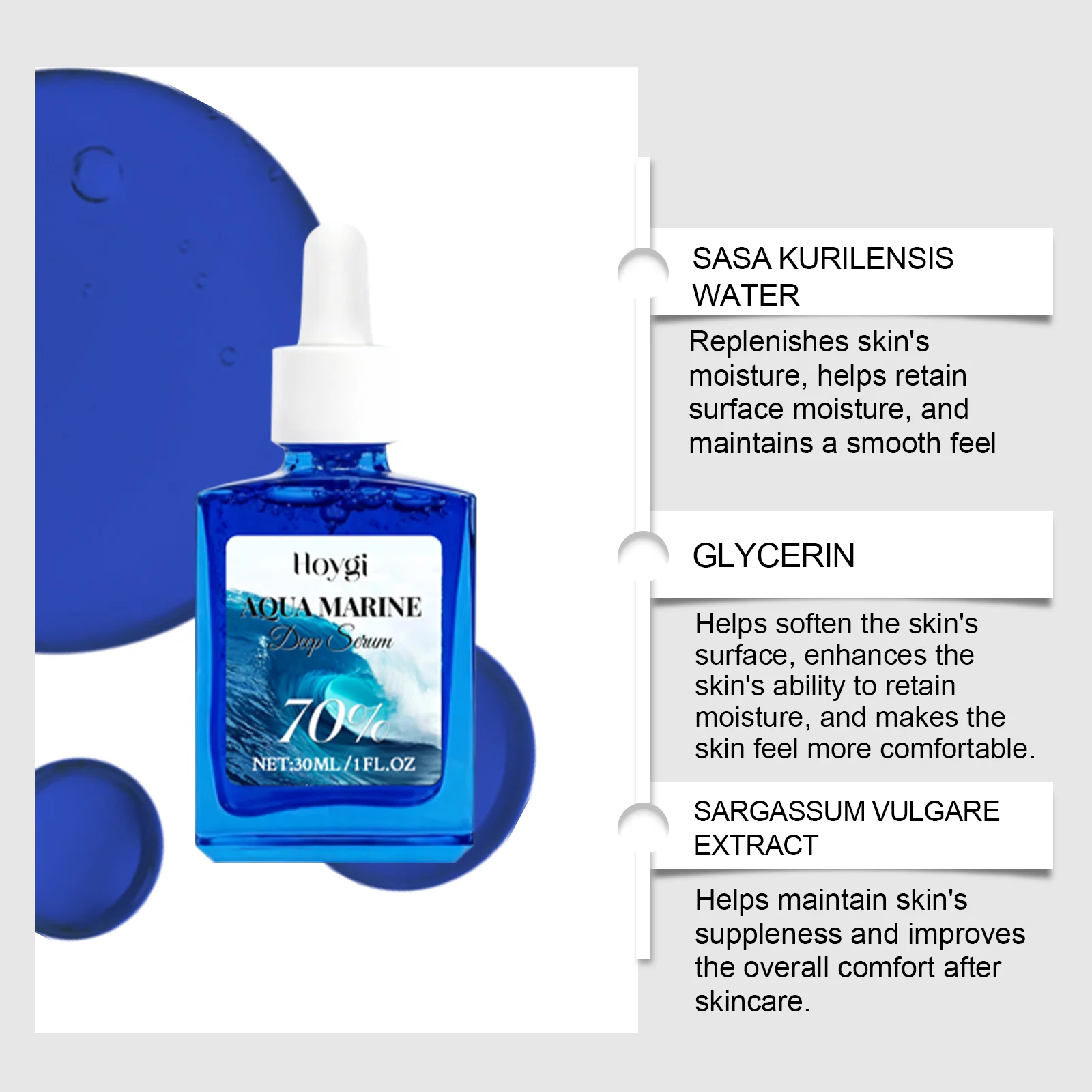 Aqua Marine Face Serum 30ml Hydrating Brightening Soothing Essence for All Skin Types 7 aqua marine face serum 30ml hydrating brightening hoy f2cdrhzm desc 7