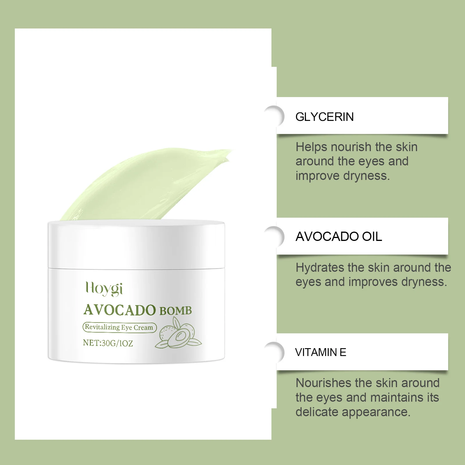 Hoygi Avocado Bomb Revitalizing Eye Cream for Wrinkles and Hydration 5 avocado revitalizing eye cream hoy h8wt3byk desc 5