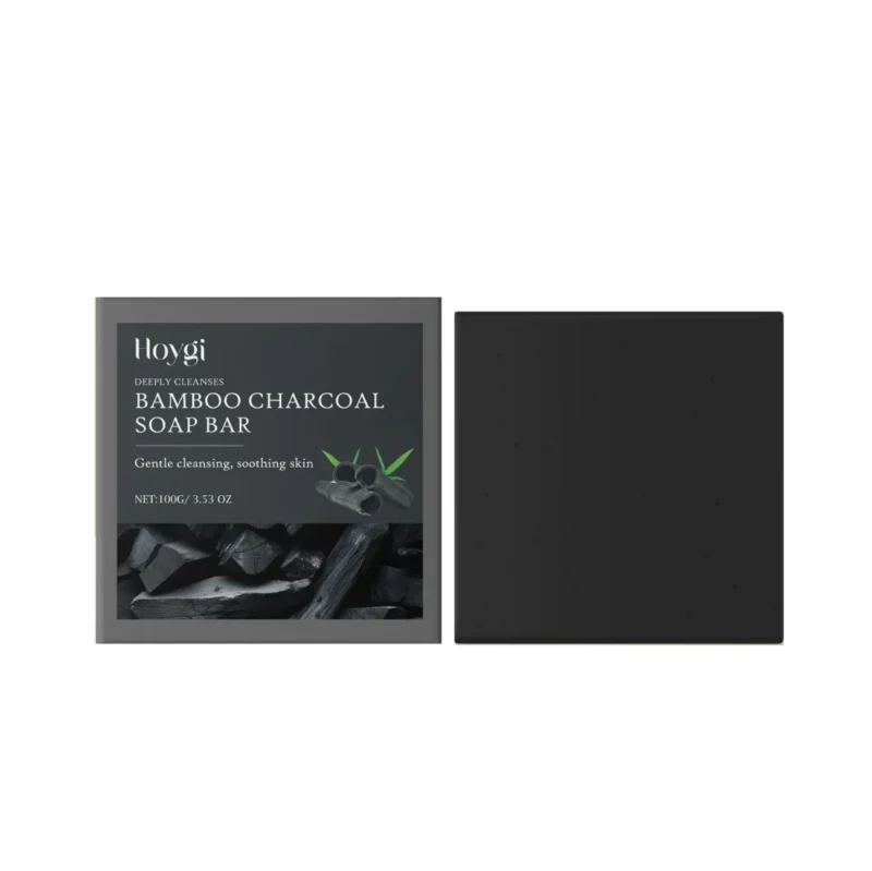 bamboo-charcoal-soap-bar-deep-cleansing-moisturizing-100g-hoy-s2b4xx3a-1 Hoygi Bamboo Charcoal Soap Bar for deep pore cleansing and skin moisturizing, 100g