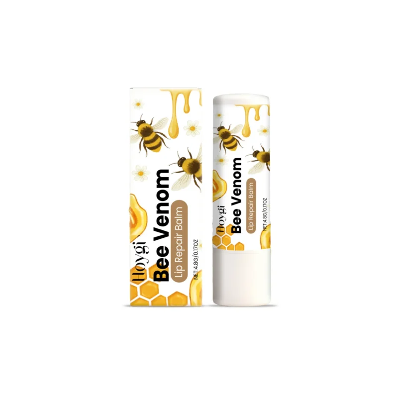Hoygi Bee Venom Lip Repair Balm for deep hydration and repair of dry, chapped lips.