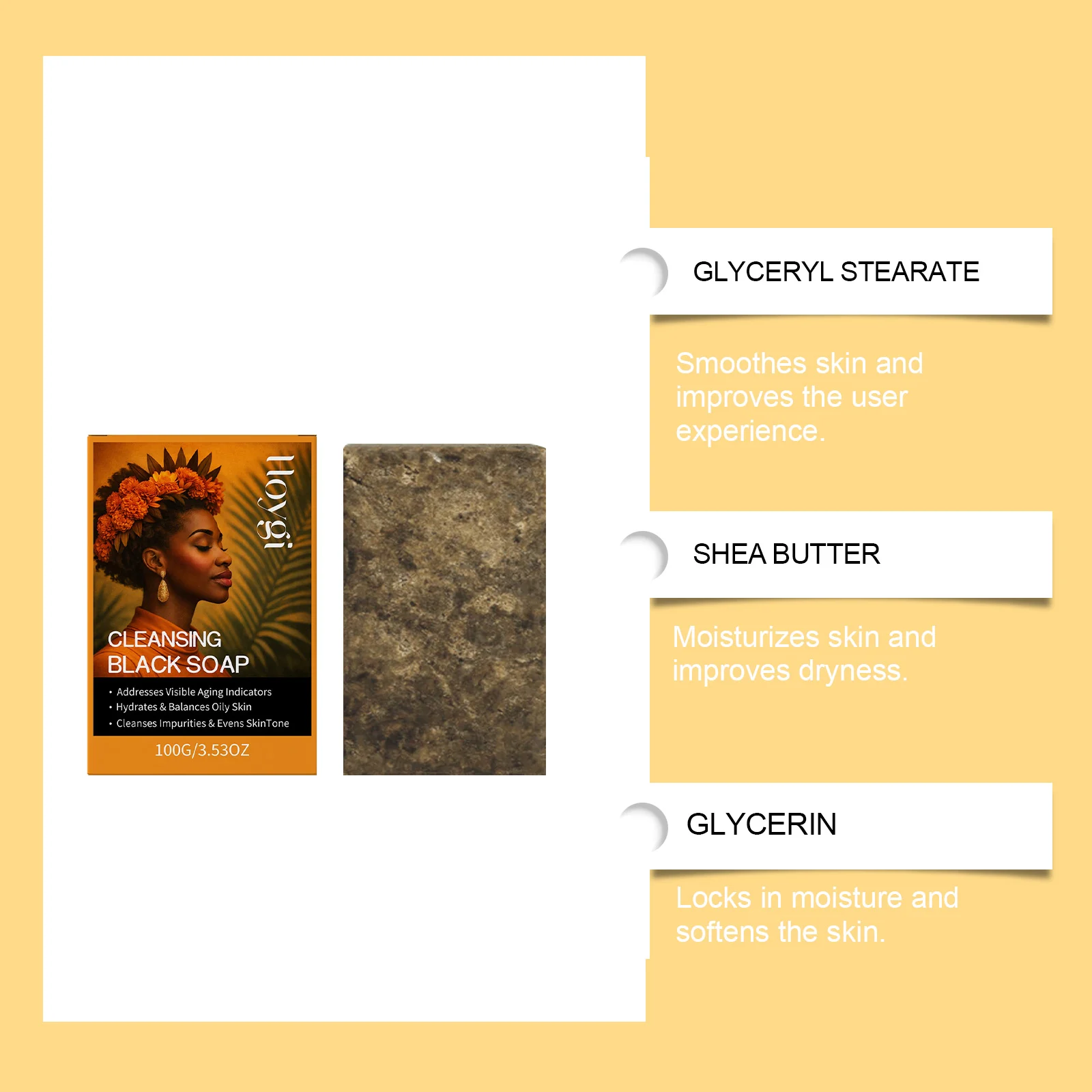 Black Soap Body Cleansing Bar Hydrates Balances Oily Skin Brightens Complexion 100g 6 black soap body cleansing bar hydrates balances oily skin brightens complexion 100g hoy ncv47hbt desc 6