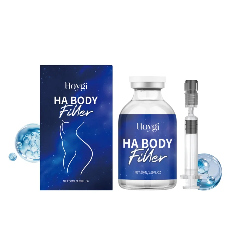 Hoygi HA Body Filler Ampoule Set, Firming & Moisturizing Treatment for Chest & Buttocks