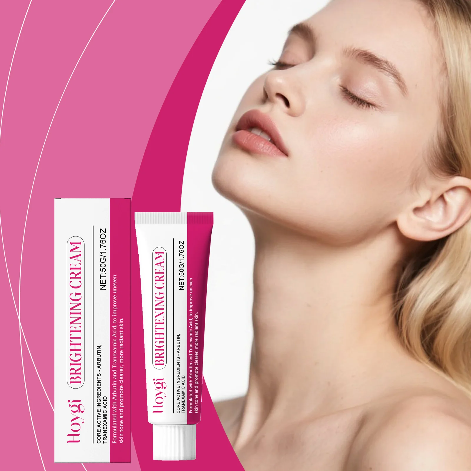 Brightening Cream 50g Deep Moisturizing Cream to Even Skin Tone and Enhance Radiance 2 brightening cream 50g deep moisturizing hoy a2gx9zsp desc 2