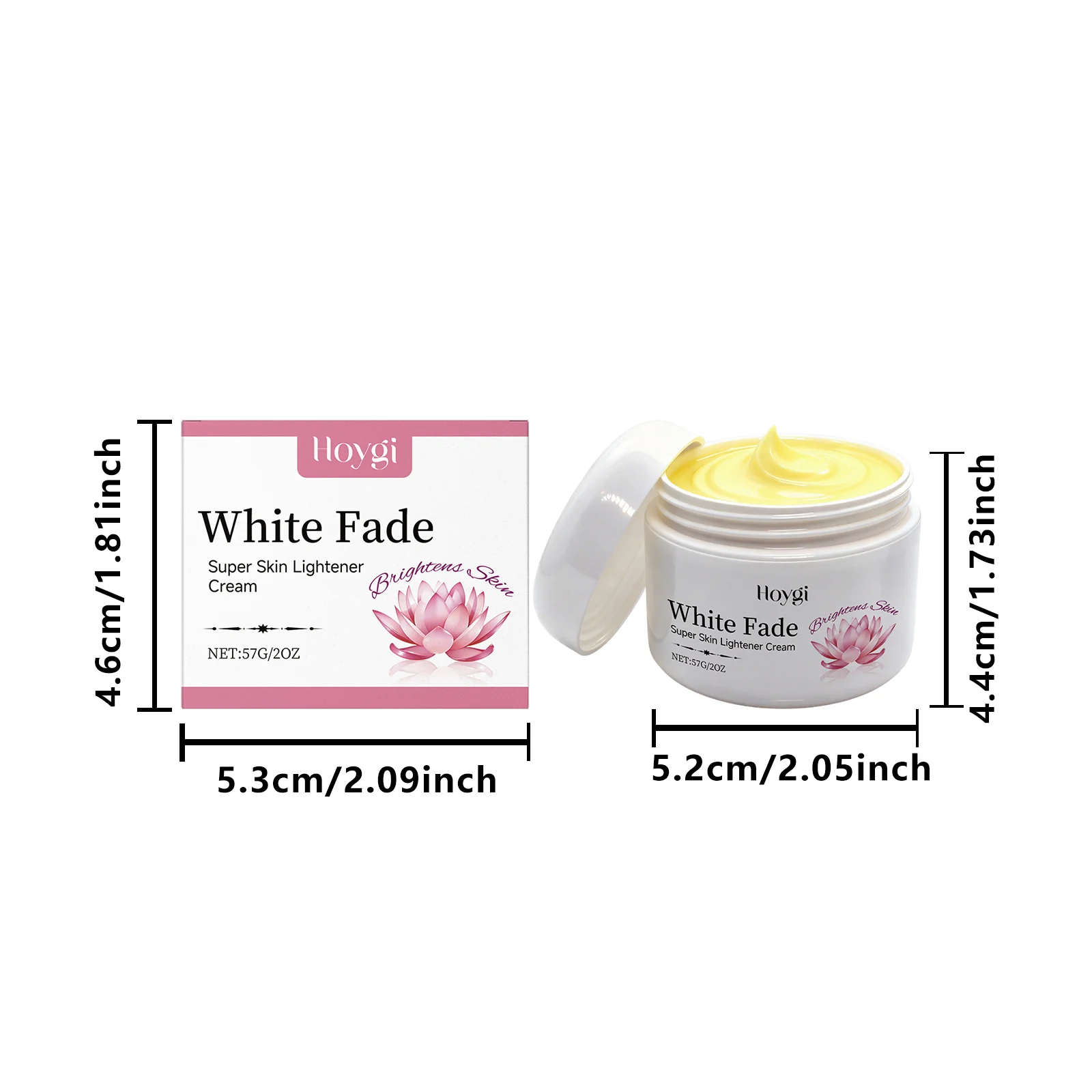 Brightening Cream for Face and Body with Retinol & Vitamin E, Fades Dark Spots, Hydrates Skin, 57g 1 brightening cream retinol vitamin e fades dark spots 57g hoy arpydndr desc 1
