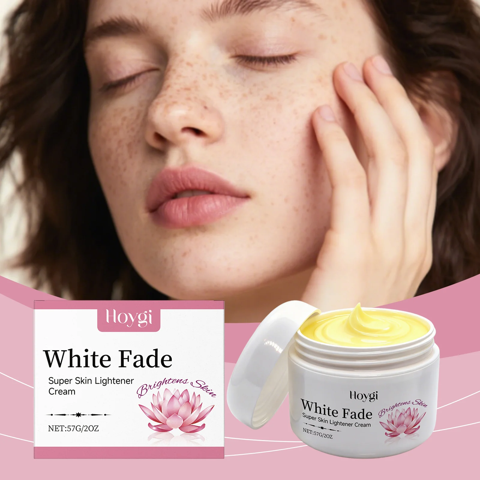 Brightening Cream for Face and Body with Retinol & Vitamin E, Fades Dark Spots, Hydrates Skin, 57g 2 brightening cream retinol vitamin e fades dark spots 57g hoy arpydndr desc 2