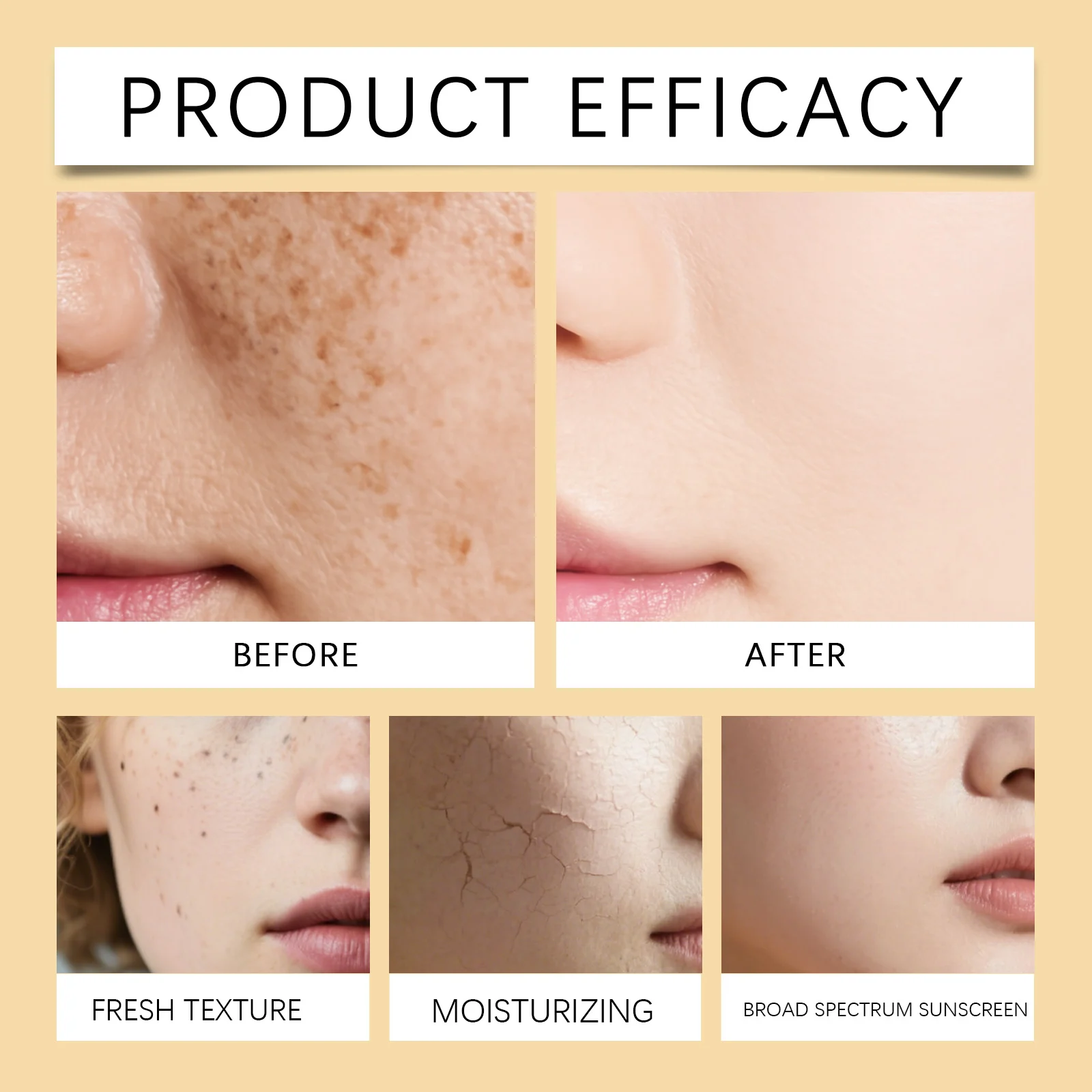 Hoygi Broad Spectrum SPF Sunscreen, Waterproof Moisturizing Butter Cream, Lightweight & Non-Greasy 9 broad spectrum sunscreen butter cream hoy r85nt24q desc 9