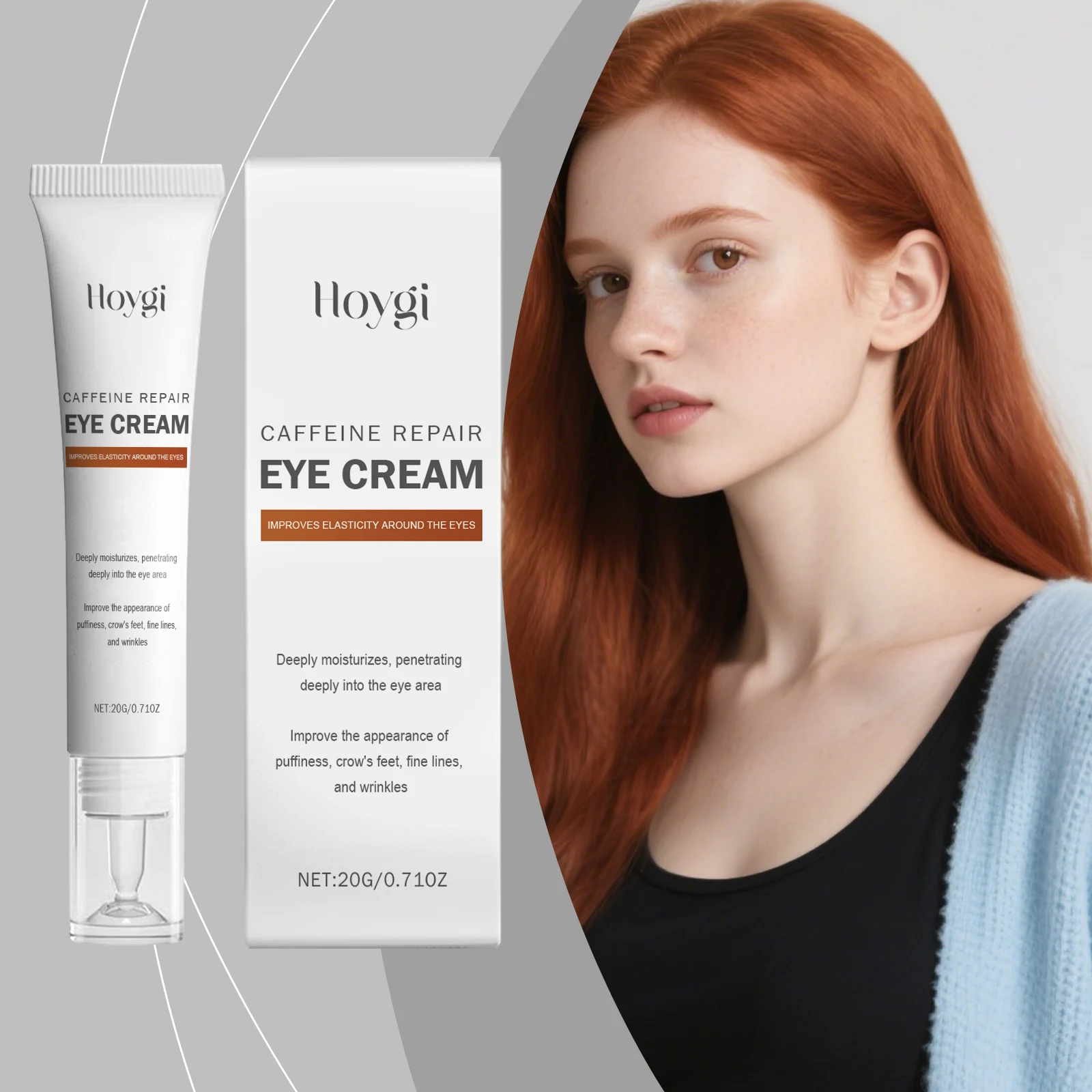 Caffeine Repair Eye Cream 20g for Puffiness, Wrinkles & Dark Circles 2 caffeine repair eye cream 20g hoy fg6a523y desc 2