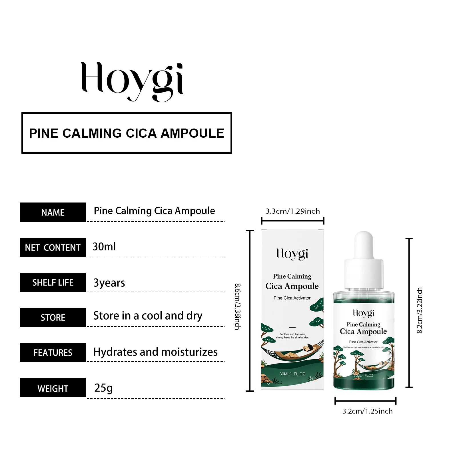 Centella Asiatica Serum 30ml Soothing Hydrating Face Essence for Skin Barrier Repair 2 centella asiatica serum 30ml soothing hydrating face essence hoy 7q435jwb desc 2