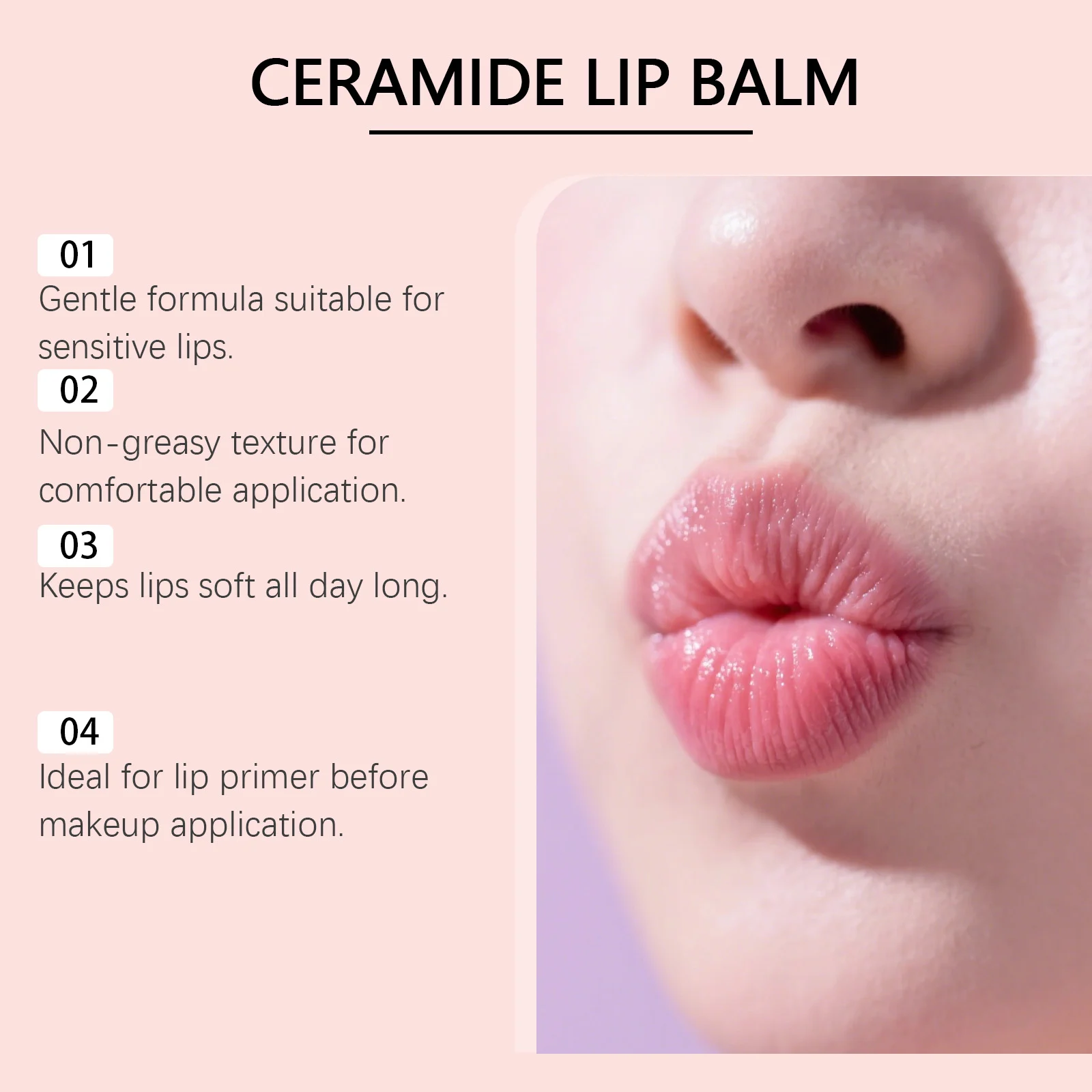 Hoygi Ceramide Lip Balm with SPF 50 PA+++, Tinted, Brightens & Moisturizes 5 ceramide tinted lip balm hoy 4n6jfhcj desc 5