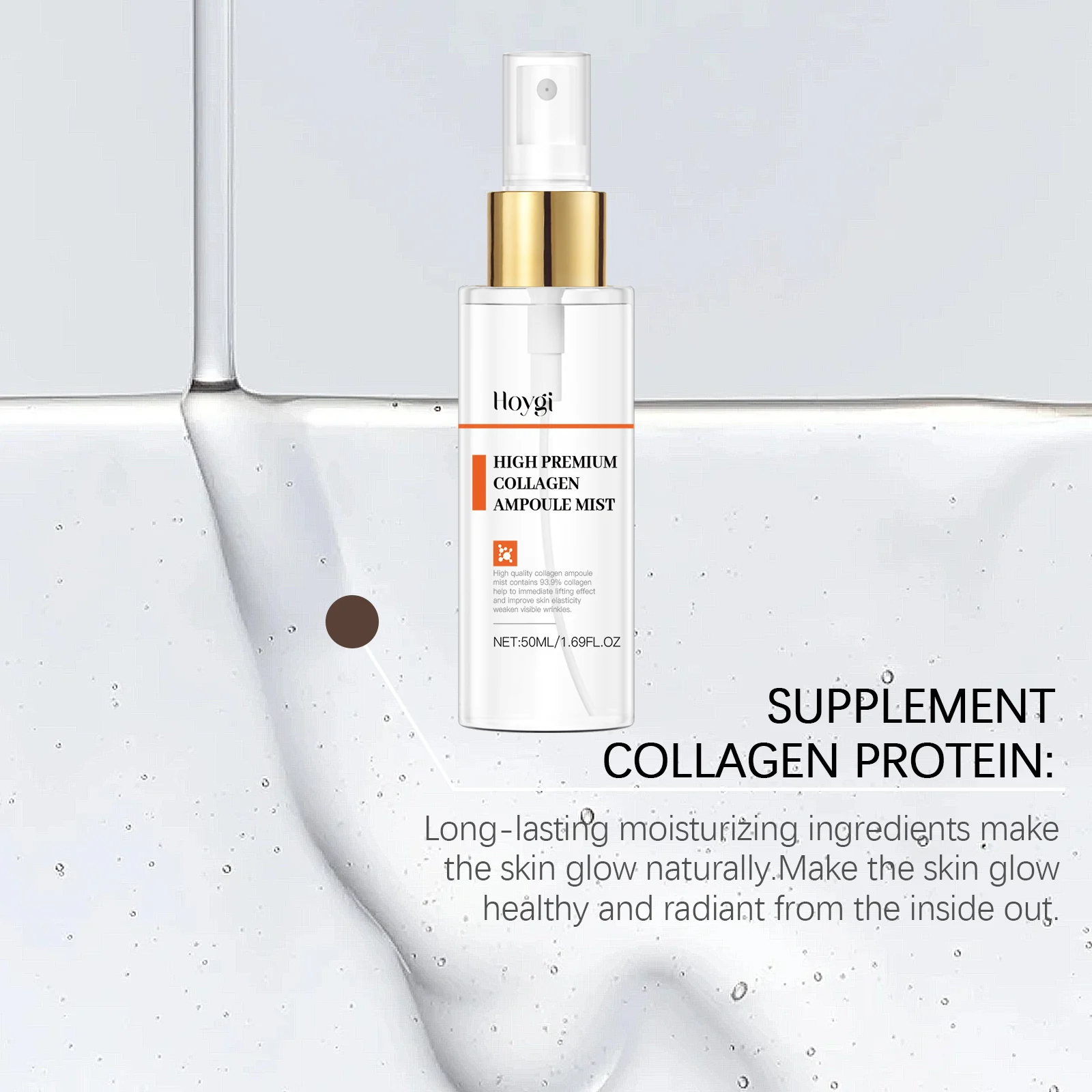 Collagen Ampoule Mist 50ml Hydrating Anti-Aging Face Spray with Ceramides & Centella 7 collagen ampoule mist 50ml face spray hoy hc8xrehz desc 7