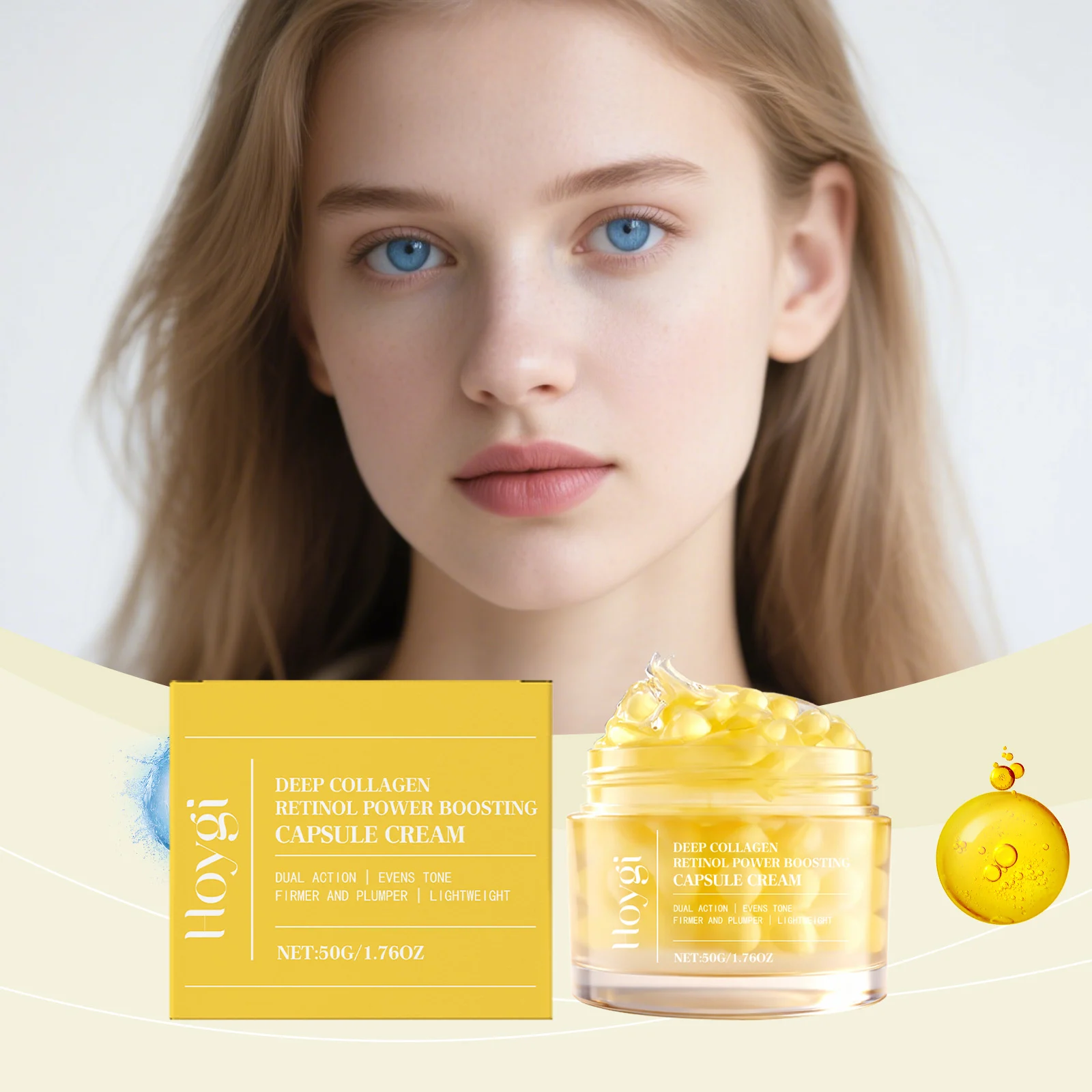 Collagen Cream for Face Hydrating and Moisturizing with Retinol and Hyaluronic Acid 50g 3 collagen cream hydrating retinol hyaluronic acid 50g hoy tqgj5bvr desc 3