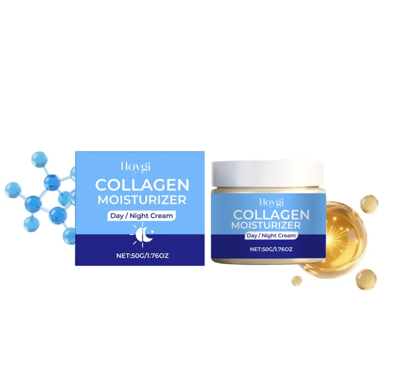 Hoygi Collagen Moisturizer Cream 50g for intense hydration, improved skin elasticity, and a revitalized complexion