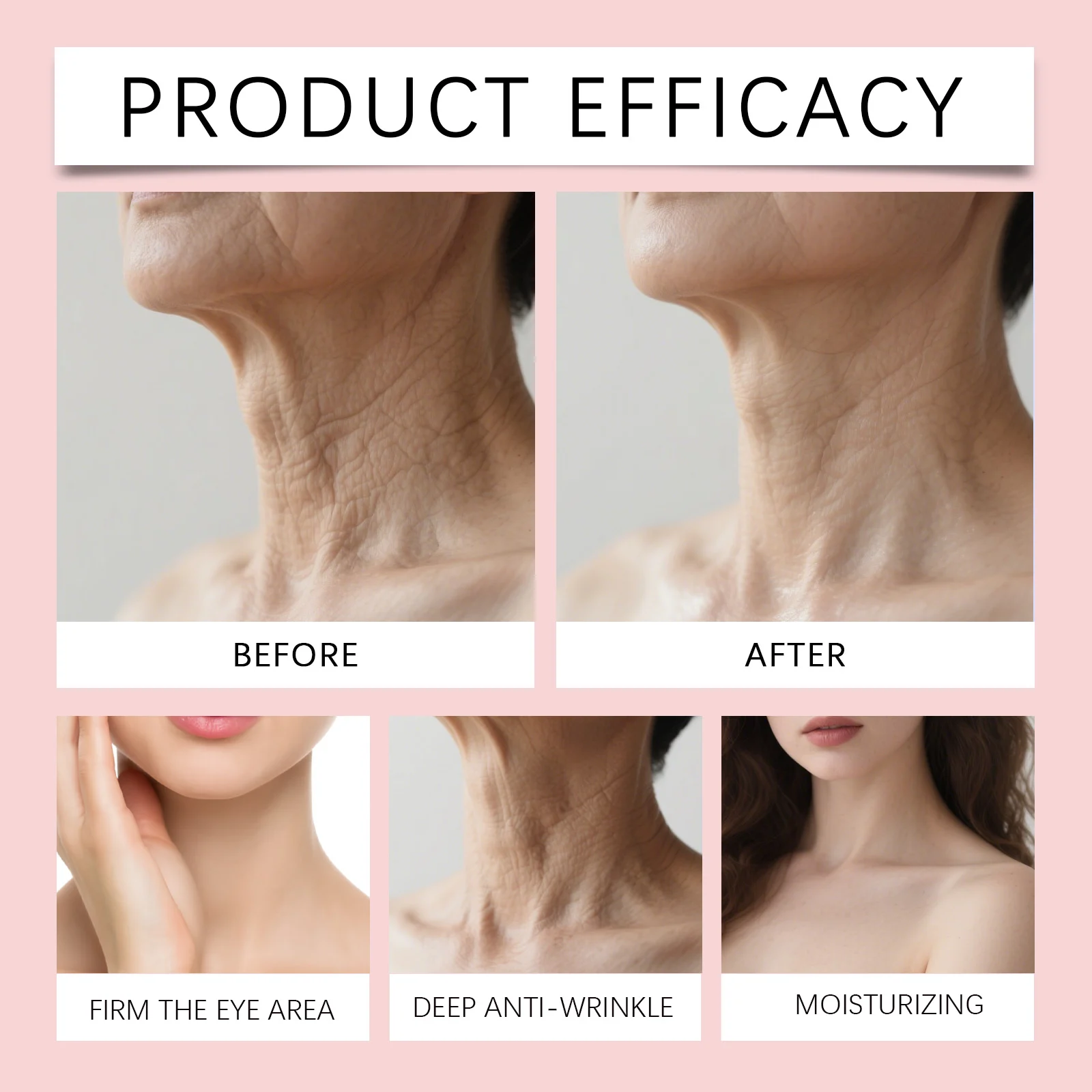 Collagen Neck Mask Hydrating Firming Anti-Aging Skin Care 4pcs 10 collagen neck mask hydrating firming 4pcs hoy jchf76s6 desc 10 1