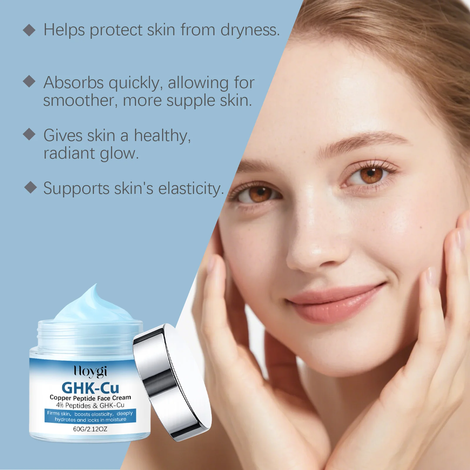 Copper Peptide Face Cream 60g - Deep Hydrating & Firming Moisturizer 8 copper peptide face cream 60g hoy qt7xv7aq desc 8