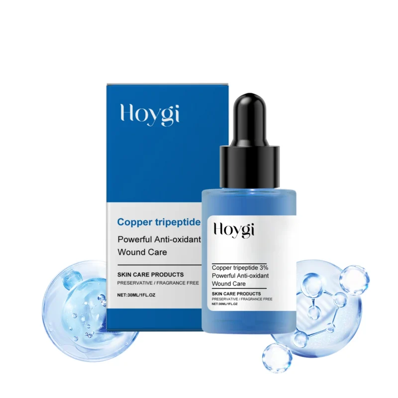 Hoygi Copper Peptide Anti-Aging Face Serum in a 30ml bottle for deep hydration and skin firming