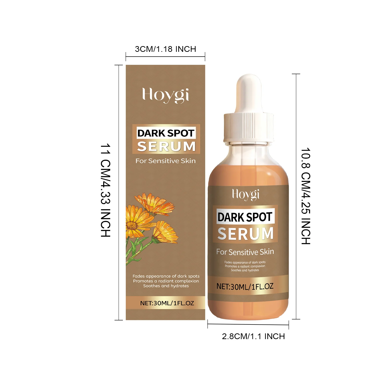 Dark Spot Serum for Sensitive Skin 30ml Face Serum Fades Appearance of Dark Spots and Hydrates 1 dark spot serum for sensitive skin 30ml hoy zszqakbg desc 1