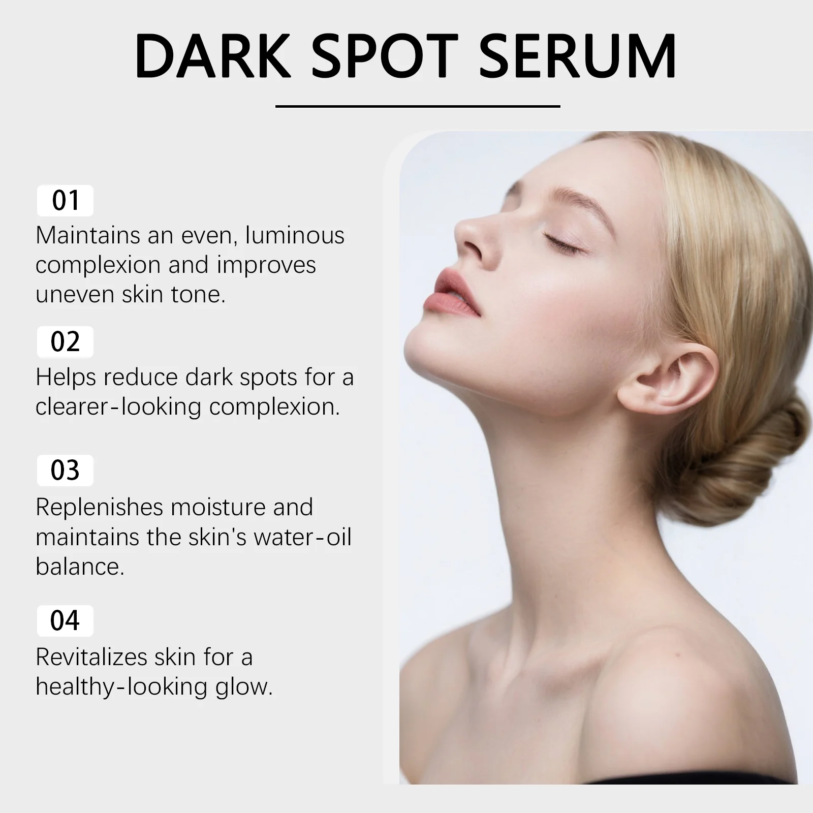 Dark Spot Serum for Sensitive Skin 30ml Face Serum Fades Appearance of Dark Spots and Hydrates 6 dark spot serum for sensitive skin 30ml hoy zszqakbg desc 6
