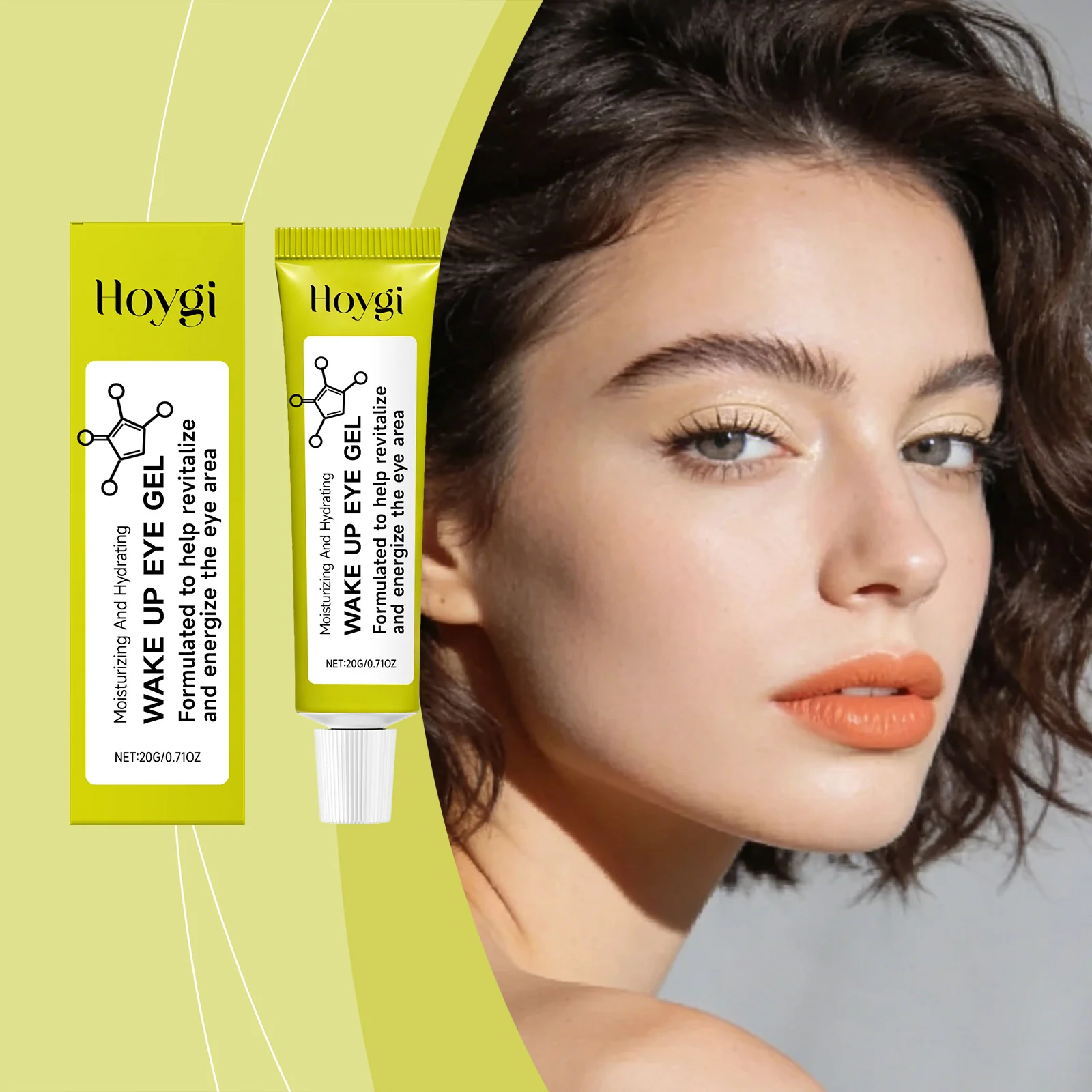 Hoygi Wake Up Eye Gel - Moisturizing, Hydrating & Anti-Wrinkle Care 2 eye care gel hoy u6tm33uu desc 2