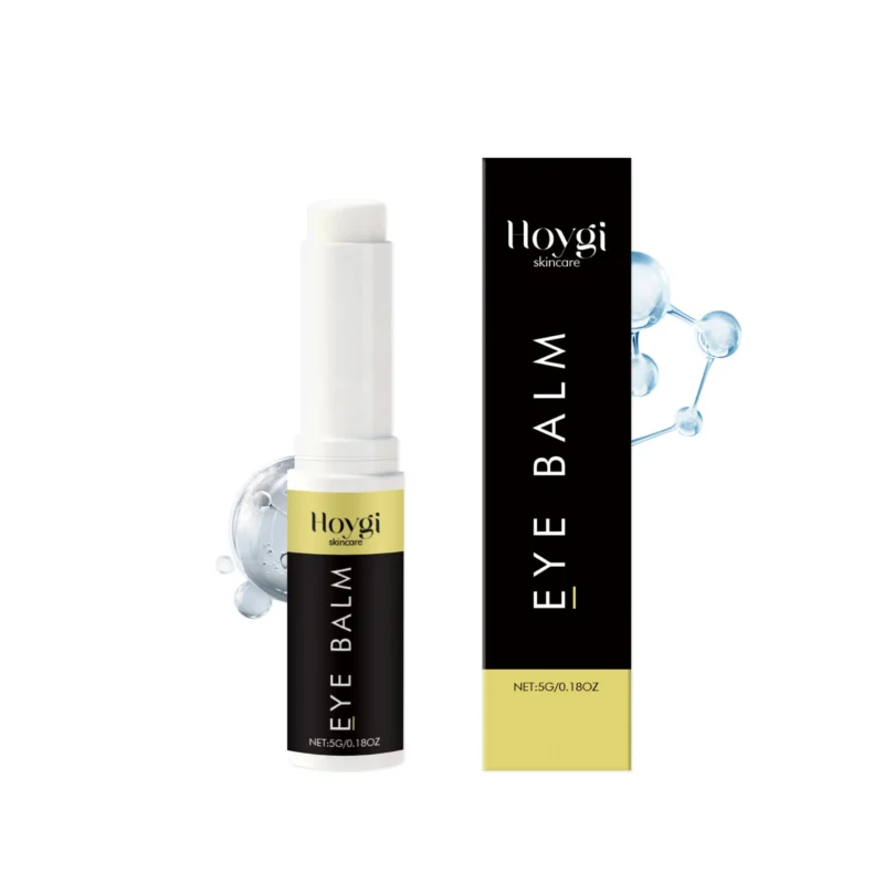Hoygi Eye Cream Stick for Dark Circles & Wrinkles, Hydrating Eye Balm with Hyaluronic Acid