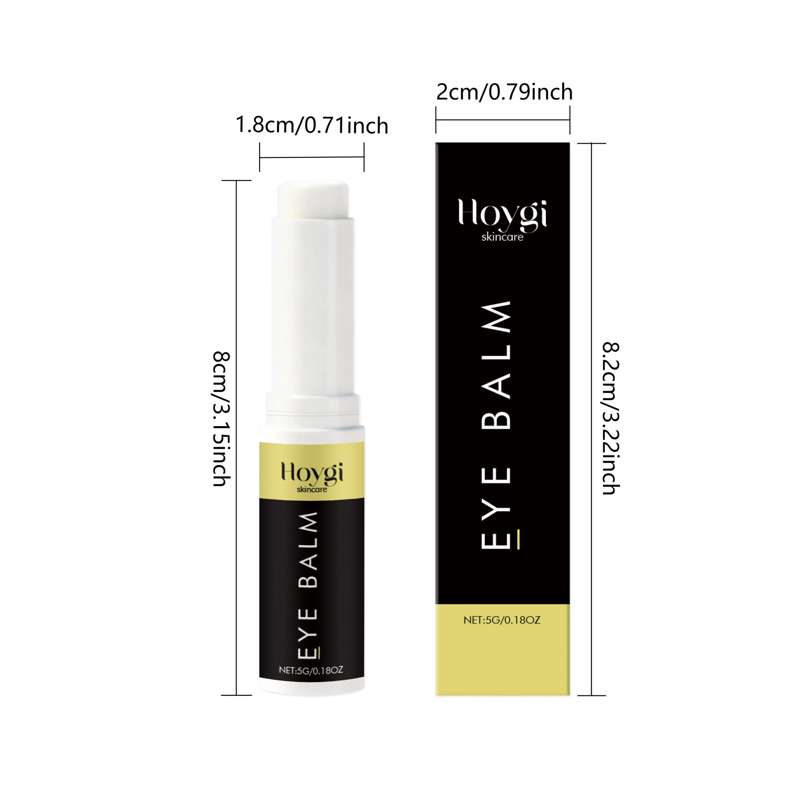 Hoygi Eye Cream Stick for Dark Circles & Wrinkles, Hydrating Eye Balm with Hyaluronic Acid 1 eye cream stick hoy z544tmkf desc 1 1 scaled