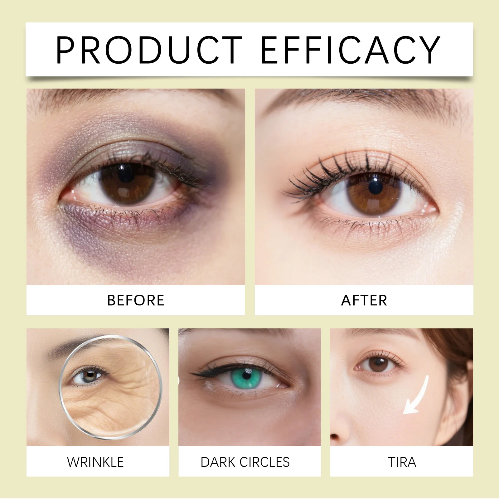Hoygi Eye Cream Stick for Dark Circles & Wrinkles, Hydrating Eye Balm with Hyaluronic Acid 9 eye cream stick hoy z544tmkf desc 9 1