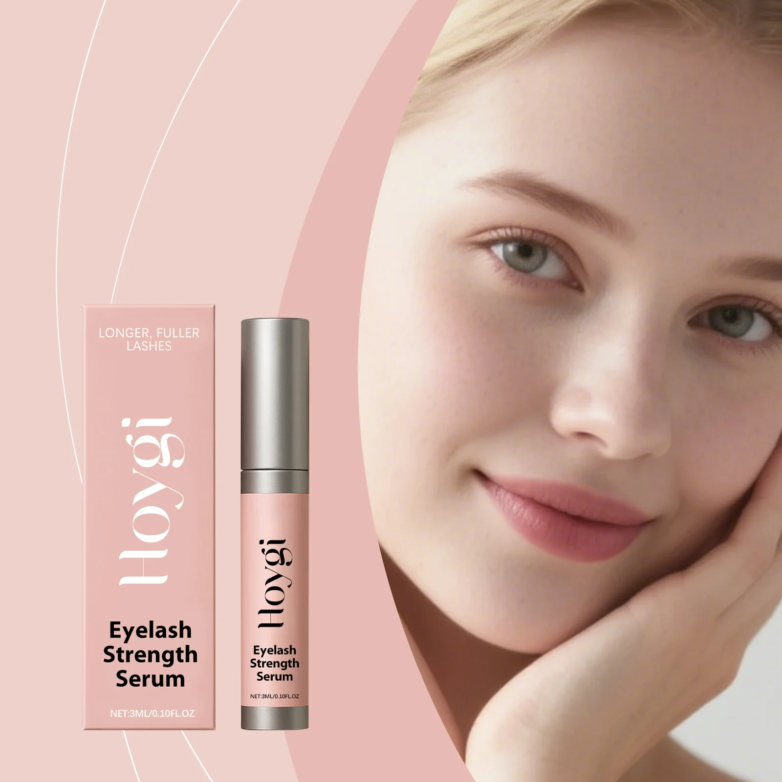 Eyelash Serum for Growth, Nourishing & Lengthening with Centella & Hyaluronic Acid, 3ml 2 eyelash serum growth nourishing lengthening 3ml hoy jkq7jj9s desc 2