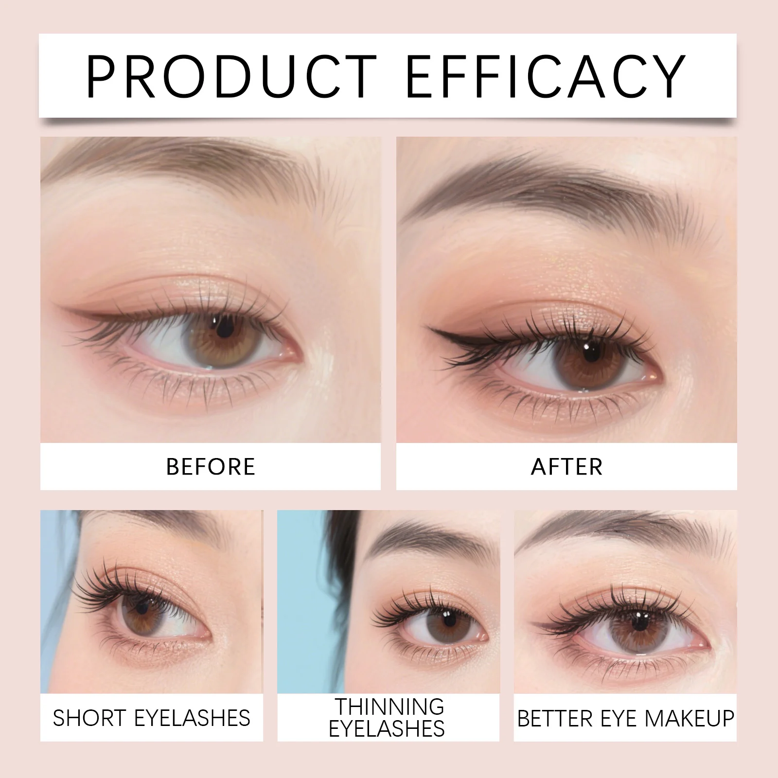 Eyelash Serum for Growth, Nourishing & Lengthening with Centella & Hyaluronic Acid, 3ml 9 eyelash serum growth nourishing lengthening 3ml hoy jkq7jj9s desc 9