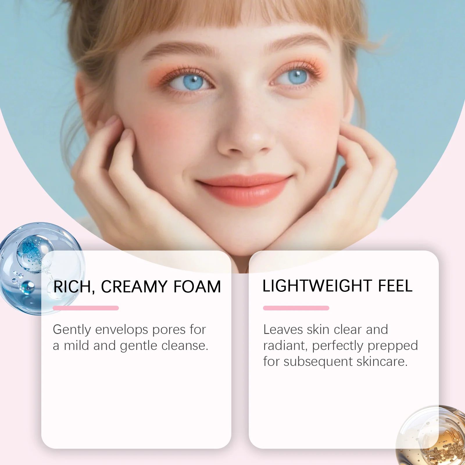 Hoygi 5 in 1 Moisturizing Facial Cleanser with Niacinamide & Hyaluronic Acid 9 facial cleanser moisturizing foam hoy 7vvh3zx4 desc 9