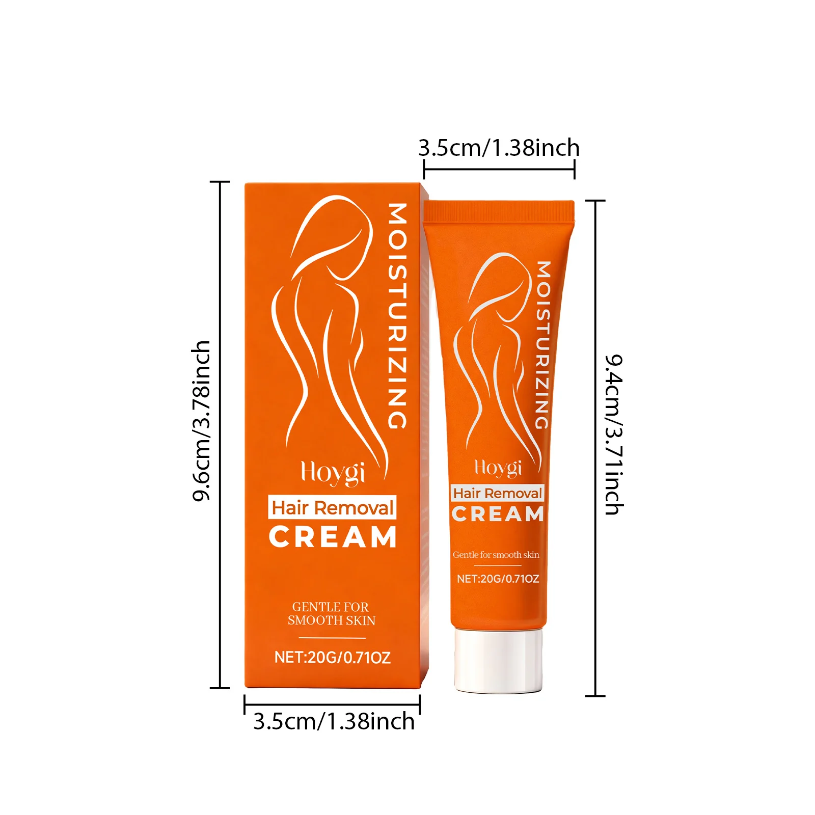 Facial Hair Removal Cream Gentle Moisturizing Formula for Smooth Skin 20g 1 facial hair removal cream gentle moisturizing 20g hoy qya64m5v desc 1