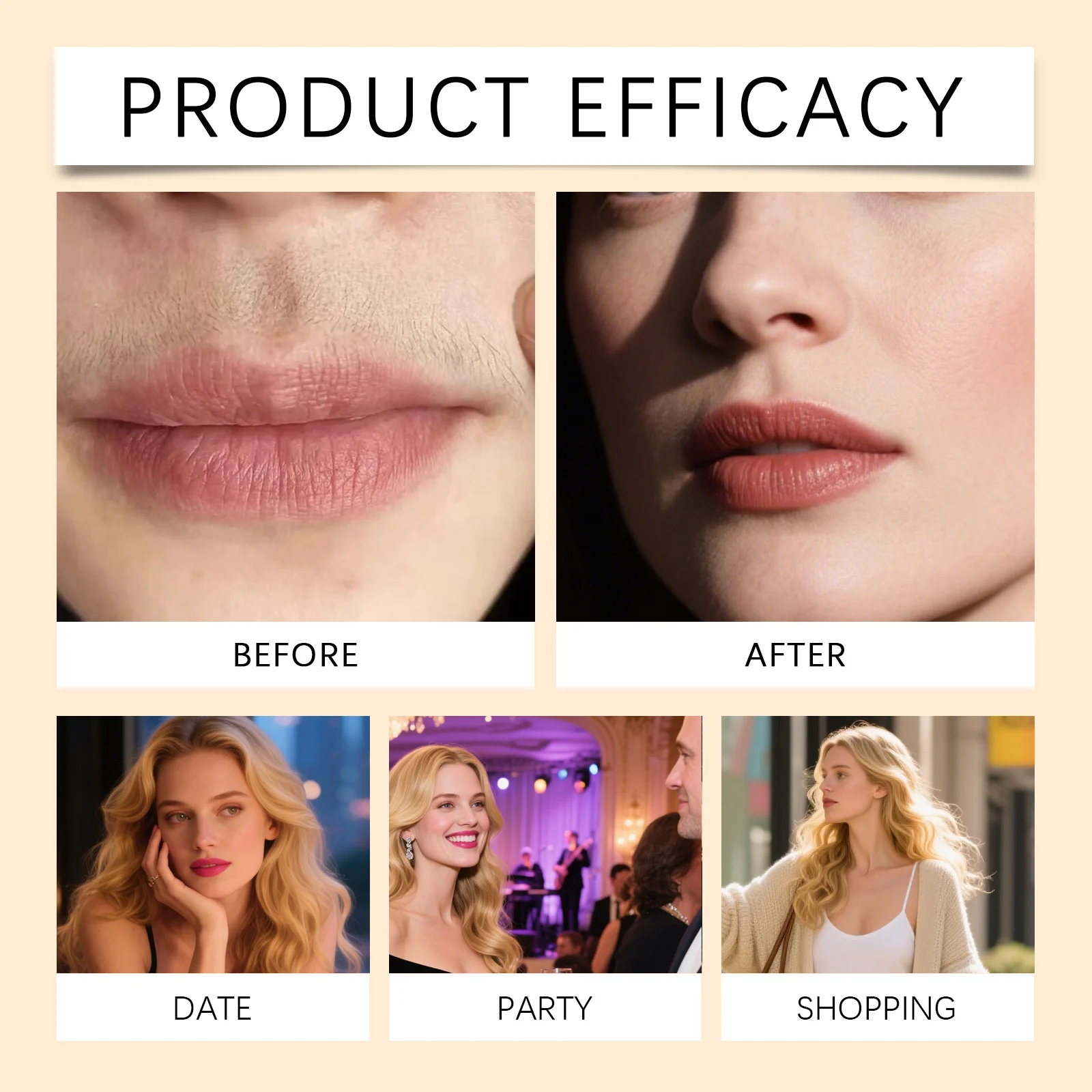 Facial Hair Removal Cream Gentle Moisturizing Formula for Smooth Skin 20g 9 facial hair removal cream gentle moisturizing 20g hoy qya64m5v desc 9