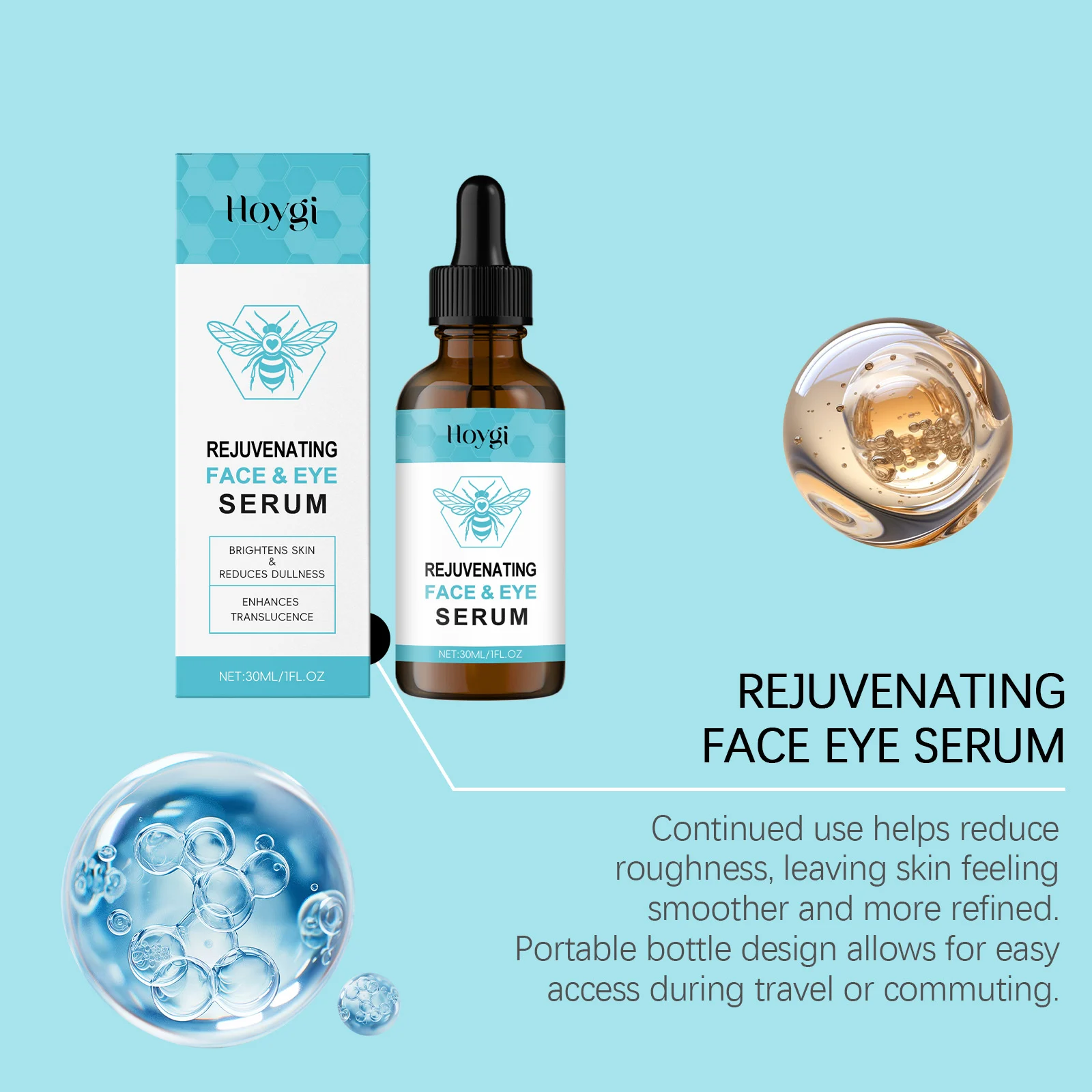 Facial Nourishing Serum Hydrating Moisturizing Brightening Rejuvenating Face & Eye Care 30ml 8 facial nourishing serum hydrating brightening rejuvenating 30ml hoy kktt9dfr desc 8