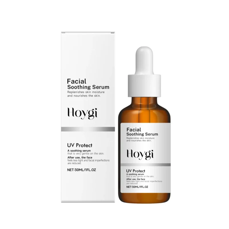 Hoygi Facial Soothing Serum 30ml with Aloe Extract and Acetyl Glucosamine for Gentle Hydration