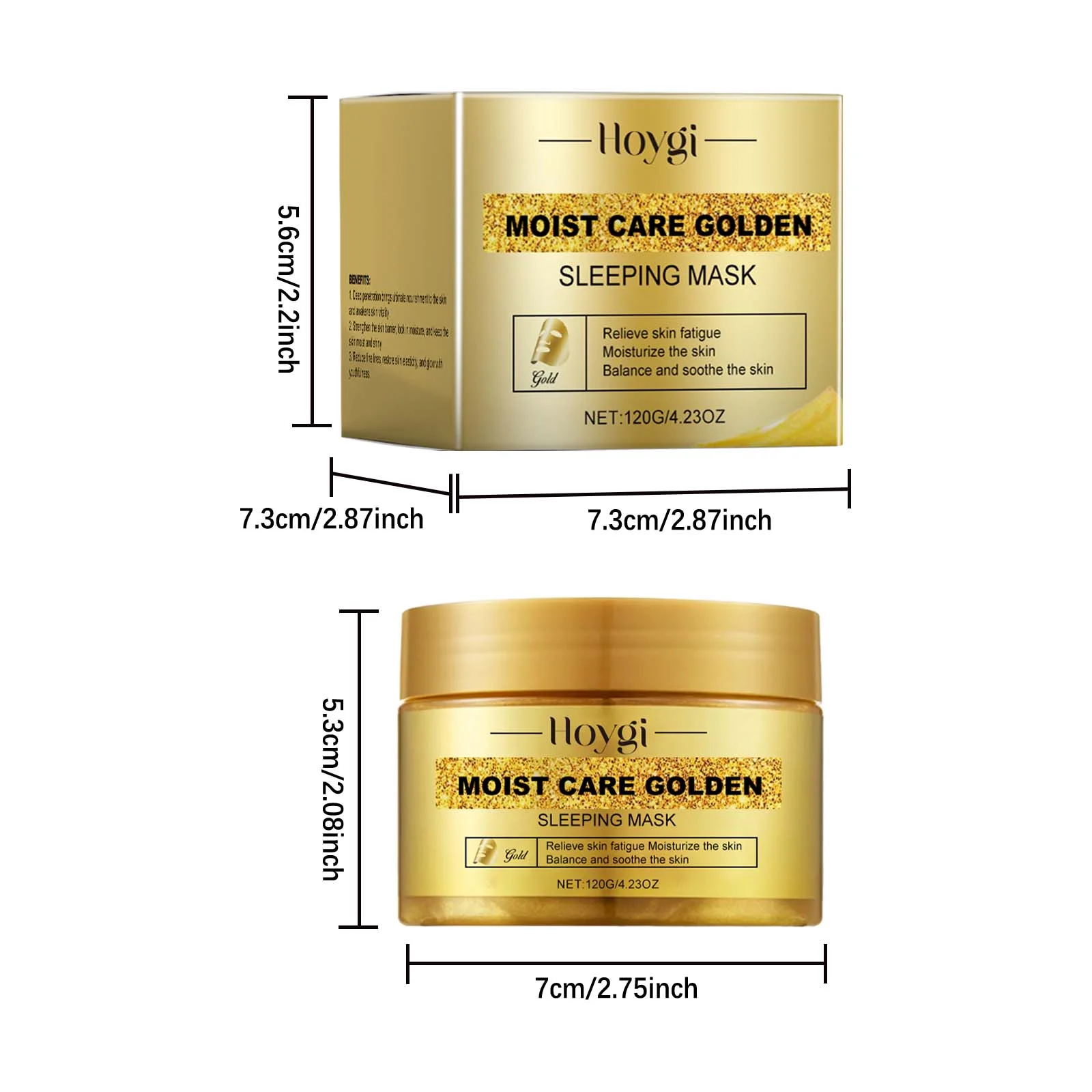 Golden Sleeping Mask 120g Hydrating Anti-Aging Night Treatment for Glowing Skin 1 golden sleeping mask 120g hydrating anti aging hoy uu9ptrer desc 1