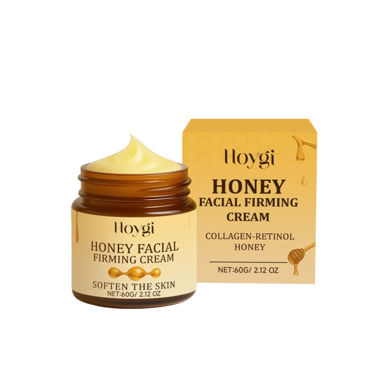 Hoygi Honey Facial Firming Cream 60g with Niacinamide and Retinol for deep hydration and skin soothing.