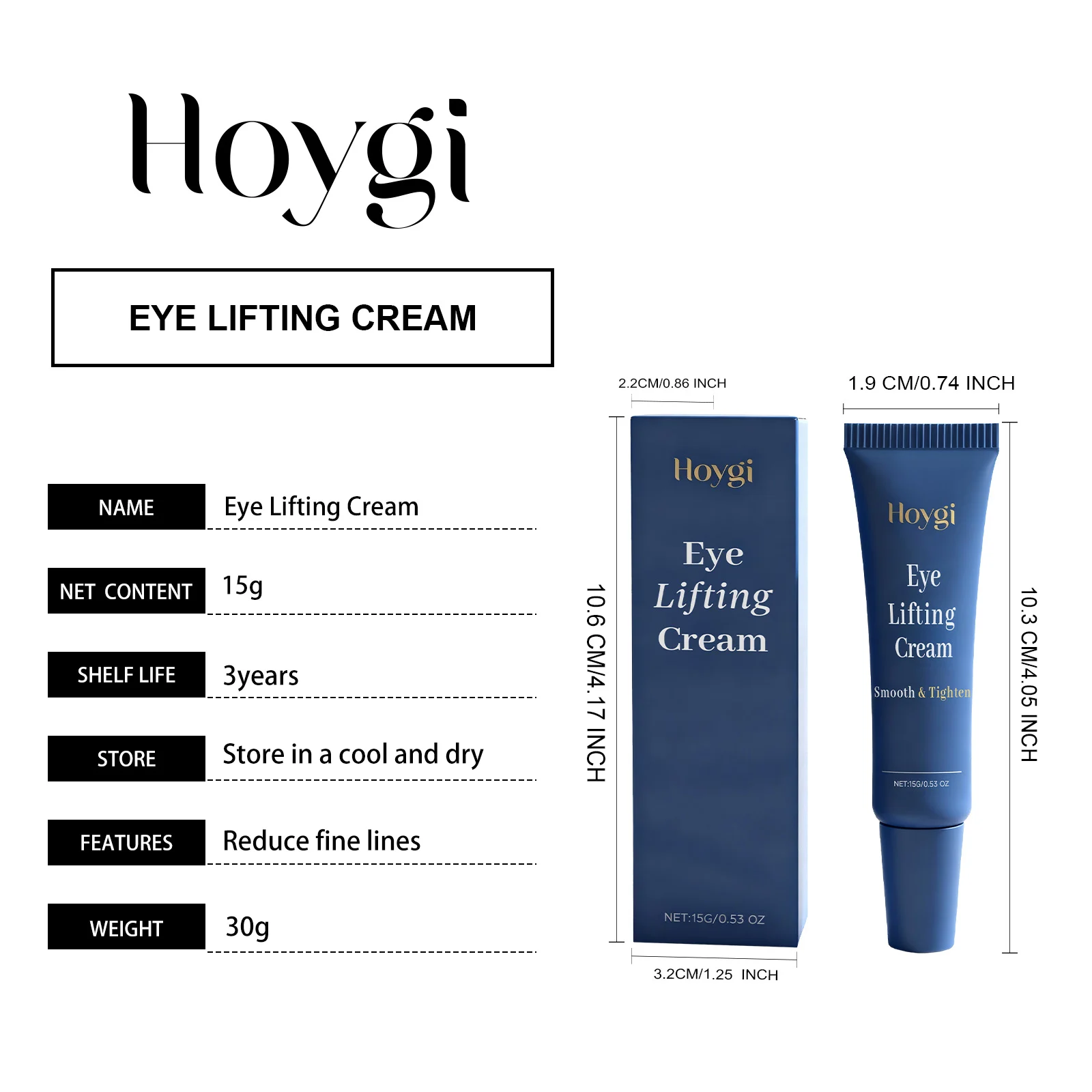 Eye Cream for Wrinkles and Hydration 15g Anti-Aging & Firming Eye Lifting Cream 1 hoygi eye lifting cream 15g hoy ryfzp9ak desc 1