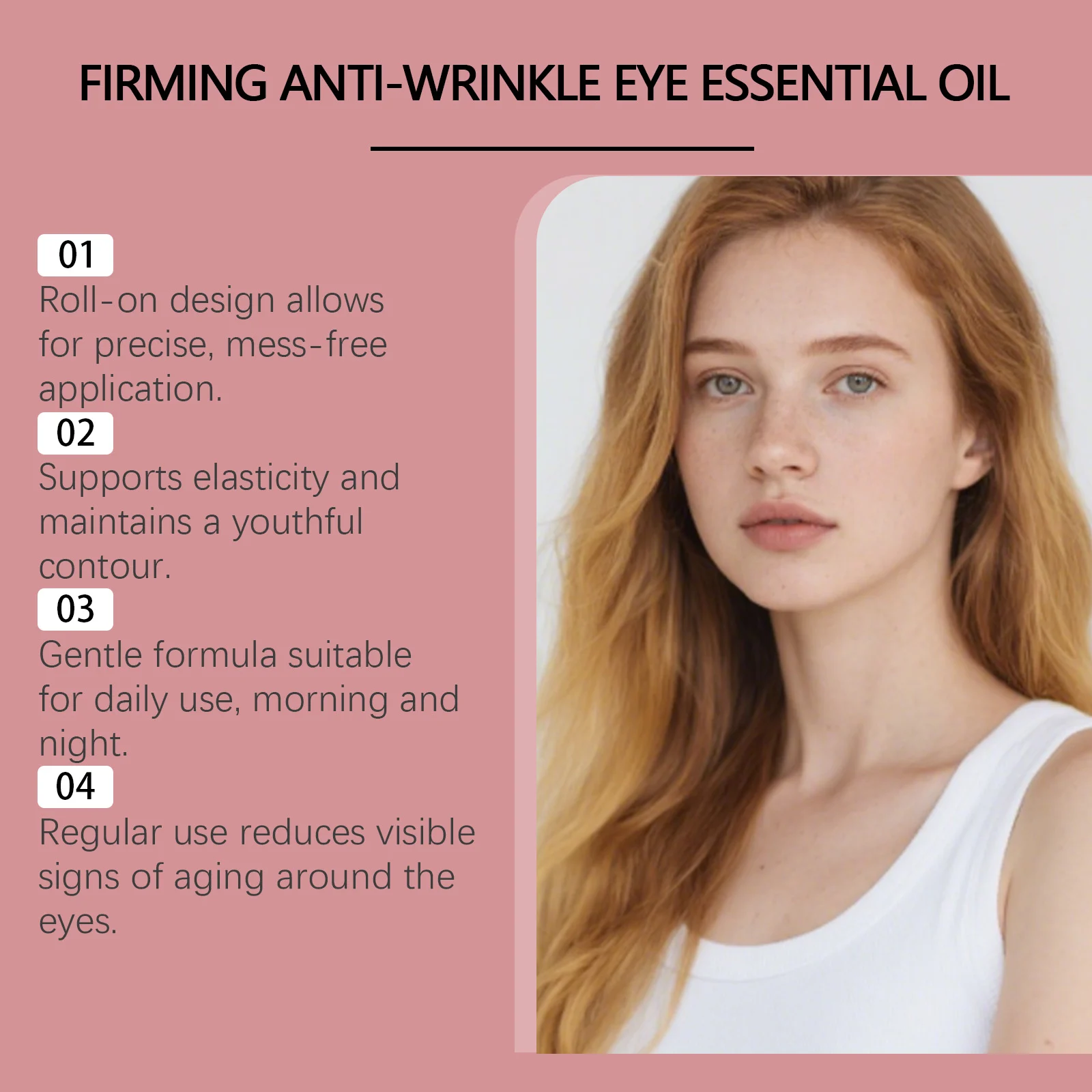 Eye Roll-On Essential Oil 20ml for Fine Lines, Firming & Hydration 7 hoygi eye roll on essential oil 20ml hoy e78y6hqq desc 7