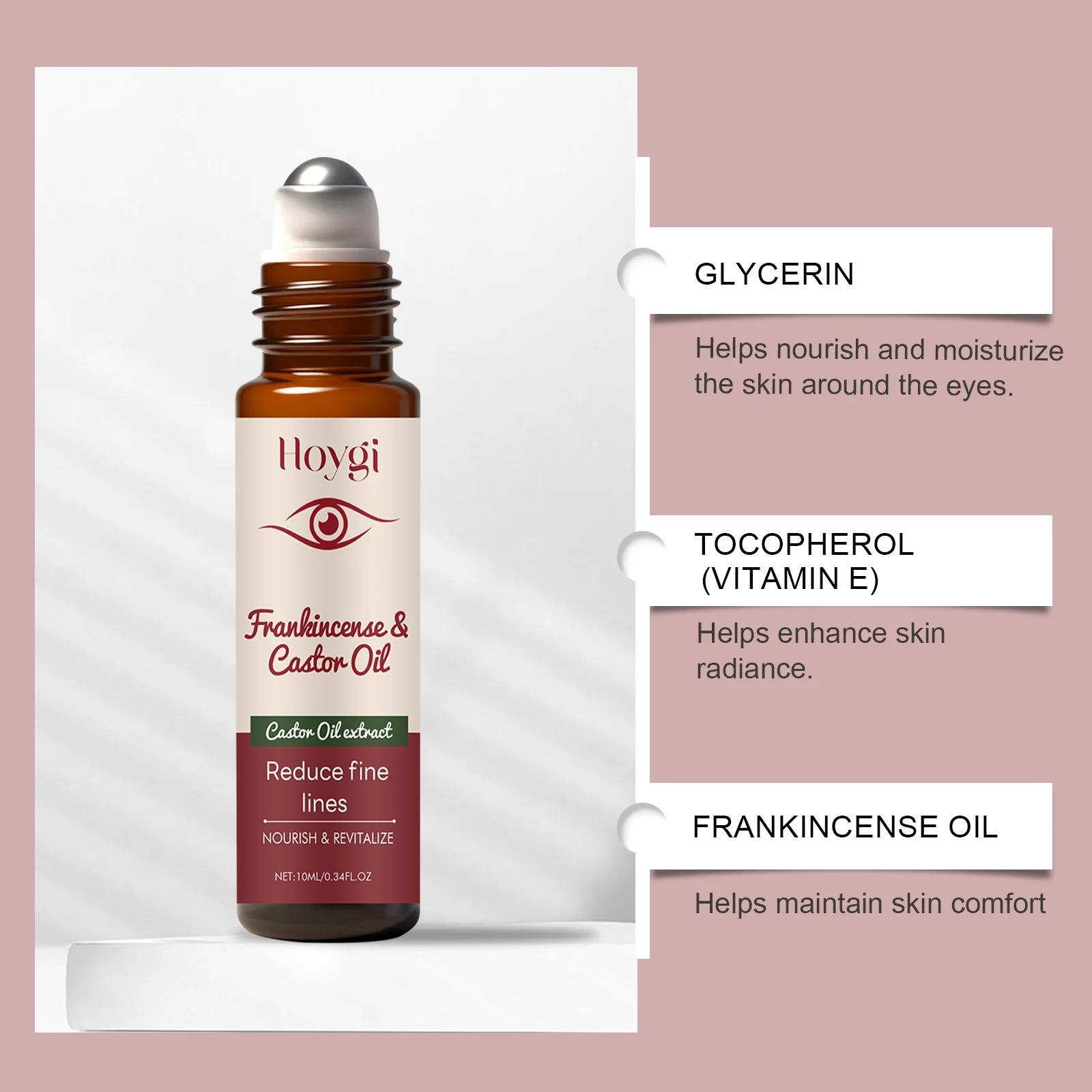 Hoygi Eye Roller Oil Gentle Nourishing Eye Serum 10ml 5 hoygi eye roller oil gentle nourishing serum 10ml hoy yg7ptq6y desc 5