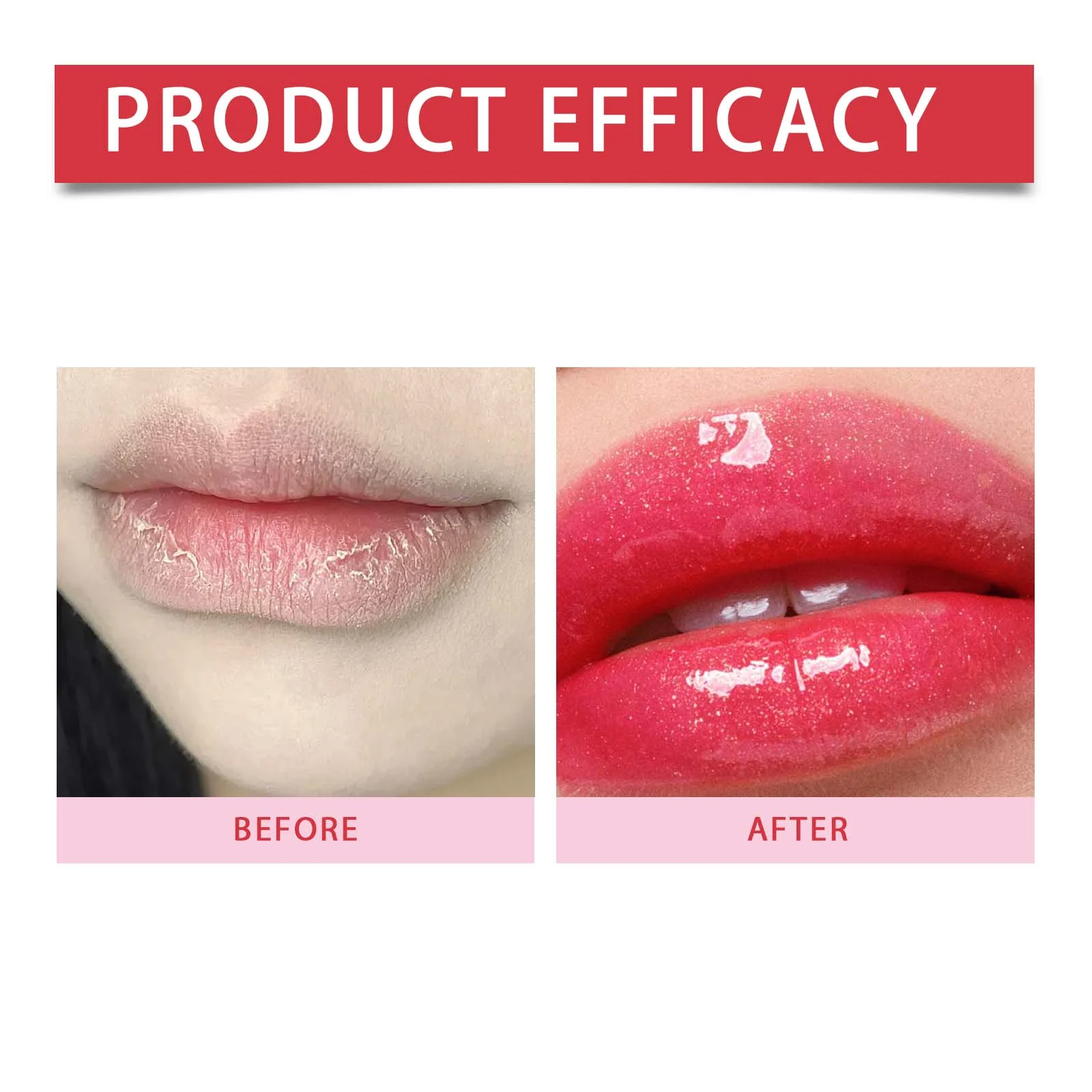 Glossy Lip Balm Hydrating Lip Gloss for Smooth Supple Lips with Peptides & Grape Seed Oil 15g 9 hoygi glossy hydrating lip balm peptide grape seed oil 15g hoy 97tx59cx desc 9