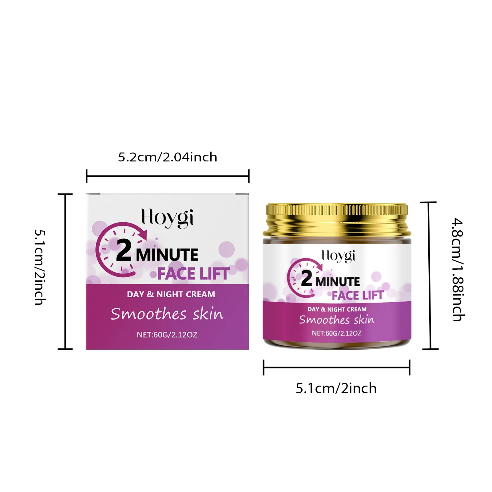 Hydrating Face Cream 60g for Deep Moisture, Nourishment and Firming 2 hoygi hydrating face cream 60g hoy zzbzn82c desc 2