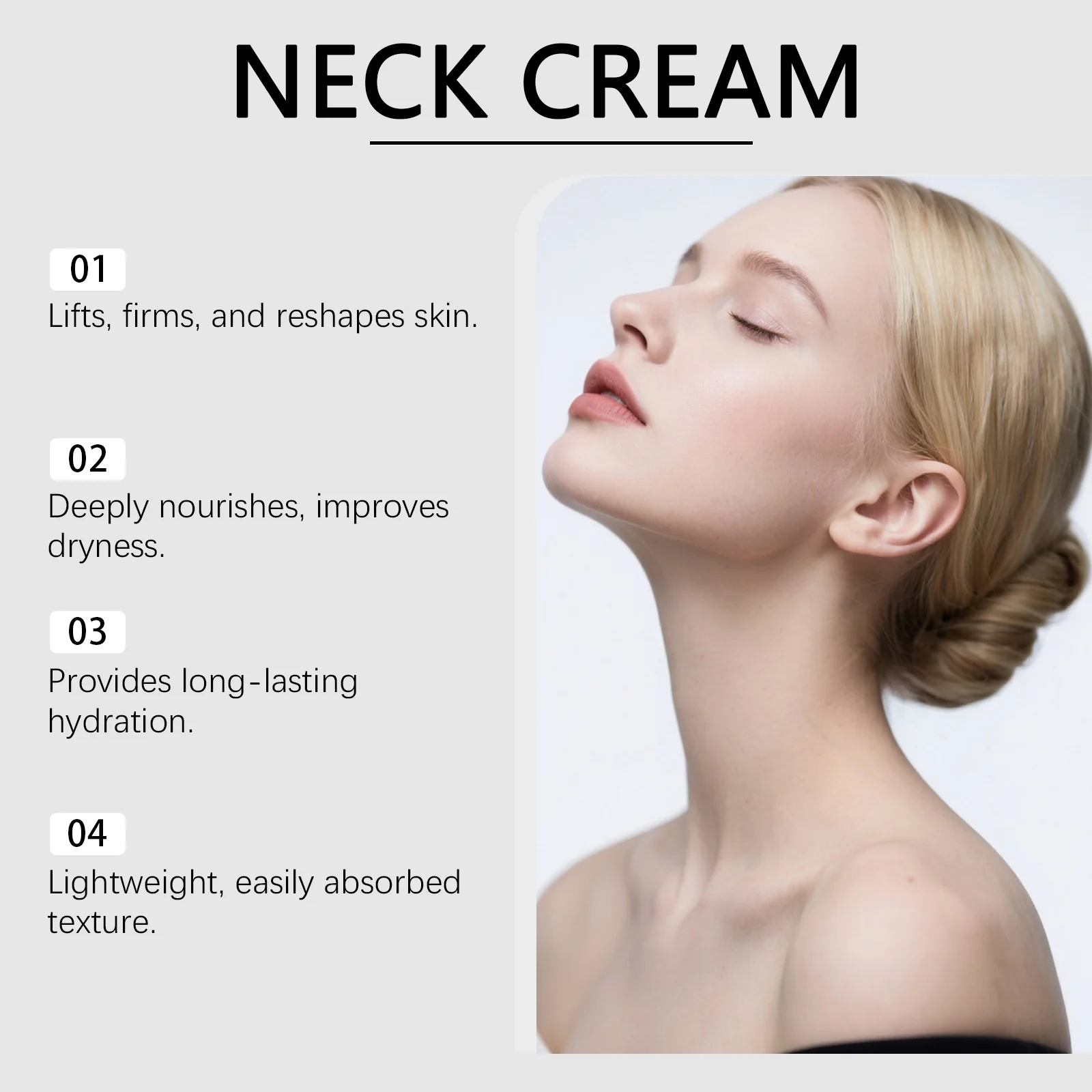 Neck Cream 20g Firming Hydration Anti-Wrinkle Moisturizer for Neck Lines 5 hoygi neck cream firming hydration anti wrinkle 20g hoy 84eeprv3 desc 5