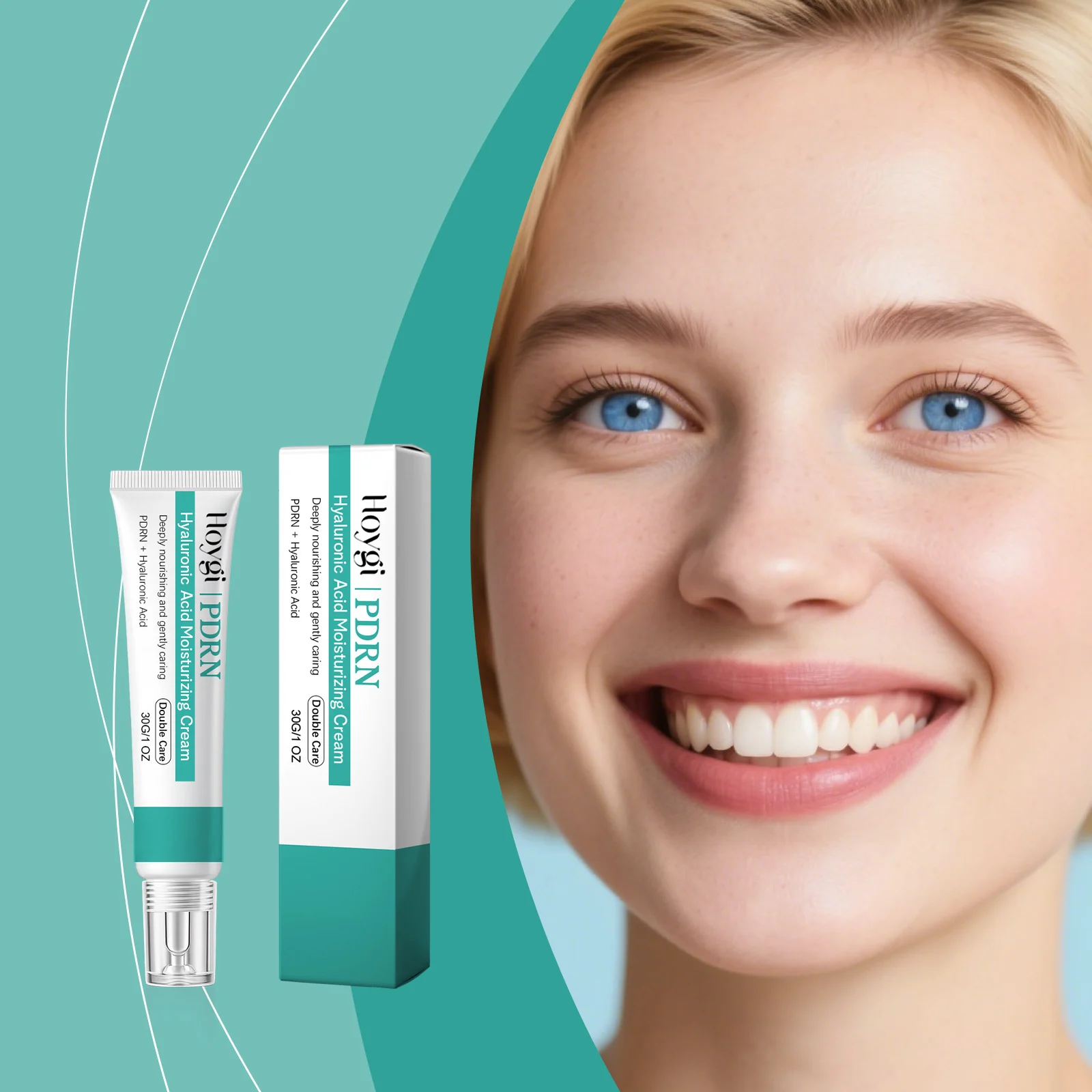 Hyaluronic Acid Moisturizing Cream 30g for Deep Hydration & Brightening, Non-Irritating Daily Face Moisturizer 3 hyaluronic acid moisturizing cream 30g hoy kjgp68va desc 3
