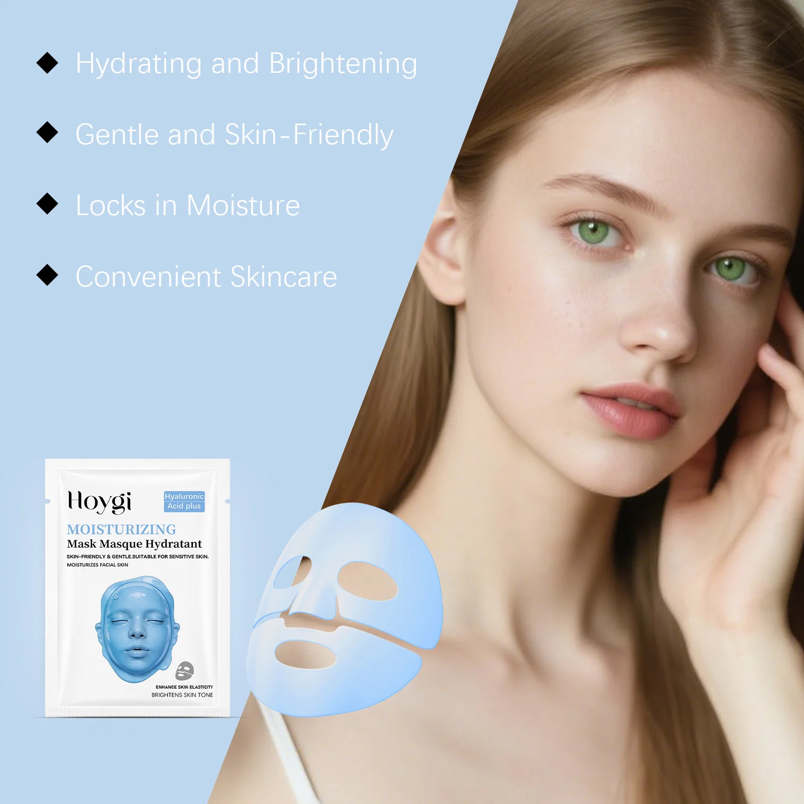 Hydrating Brightening Face Mask Sheet 1pc with Hyaluronic Acid & Arginine 9 hydrating brightening face mask sheet hoy b6hfb9dt desc 9
