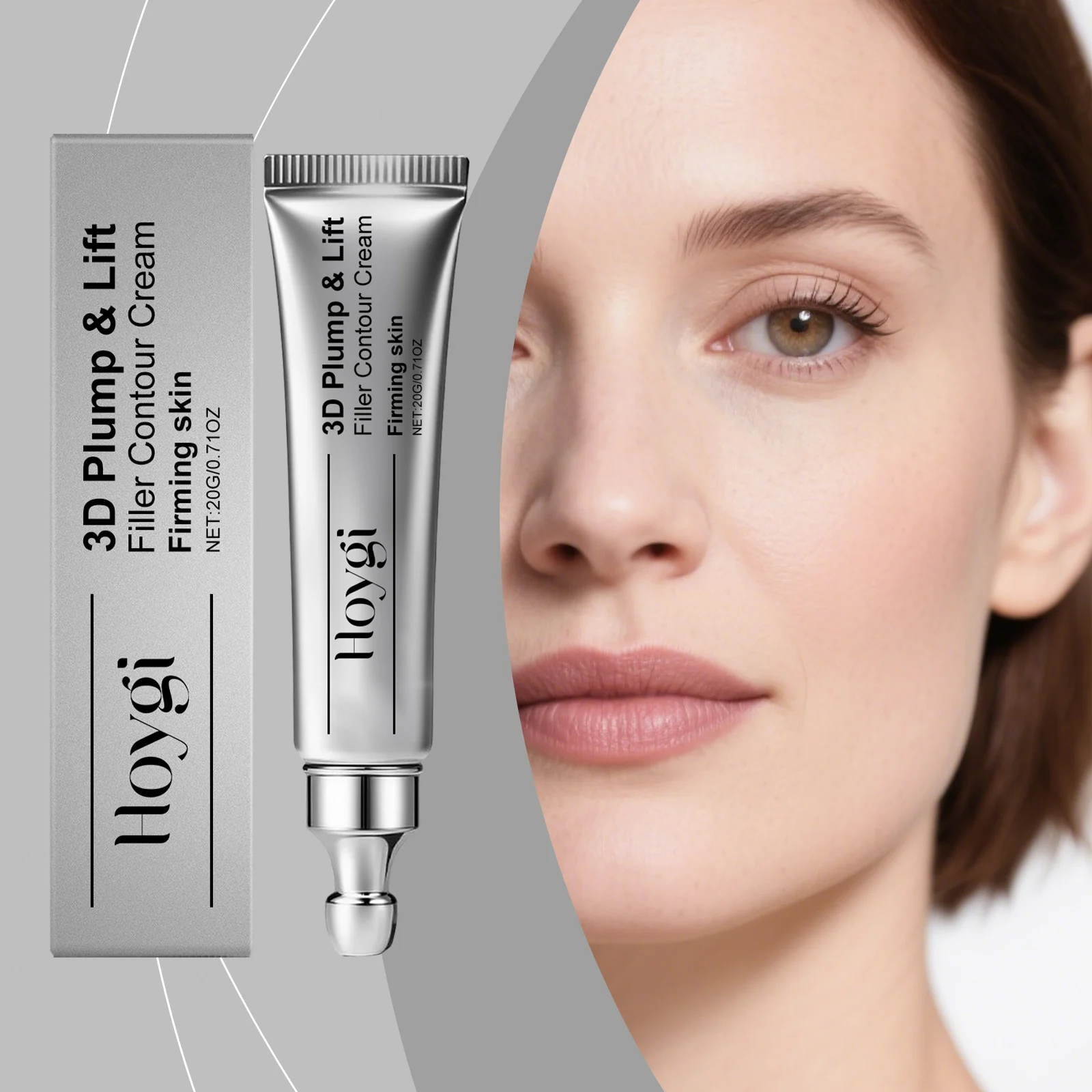 Hydrating Eye Cream with Ceramide EOS & Copper Tripeptide, 20g Moisturizing Massage Cream for Fine Lines & Dark Circles 2 hydrating eye cream ceramide copper tripeptide 20g hoy 425px7z7 desc 2
