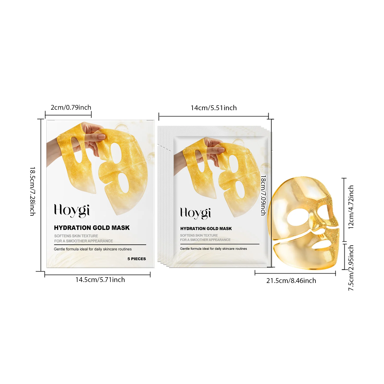 Hydrating Face Mask Box - Gentle Nourishing & Firming Skincare Sheet Mask 1 hydrating face mask sheet hoy wcz5tuaf desc 1