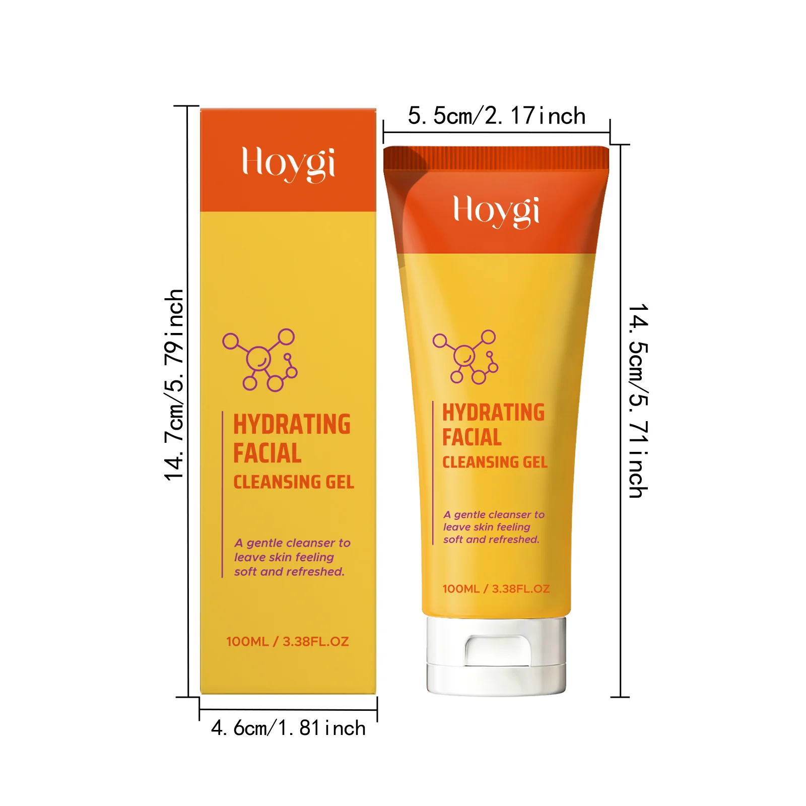 Hydrating Facial Cleansing Gel Moisturizing Gentle Foam Wash 100ml 2 hydrating facial cleansing gel moisturizing gentle foam wash 100ml hoy wce27xx7 desc 2