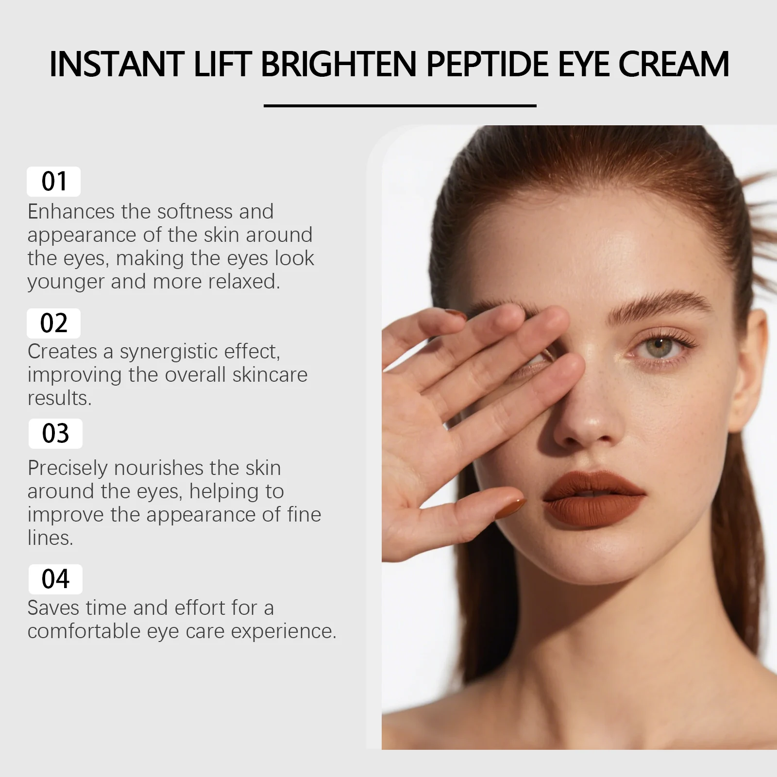 Hydrating Eye Cream 20g Peptide Eye Cream for Reducing Dark Circles & Puffiness 6 hydrating peptide eye cream 20g for dark circles puffiness hoy n25xcpk8 desc 6