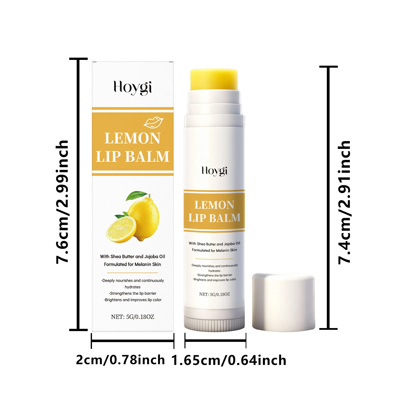 Lemon Turmeric Lip Balm Moisturizing & Softening Lip Care 1 lemon turmeric lip balm moisturizing softening hoy wbdace3j desc 1