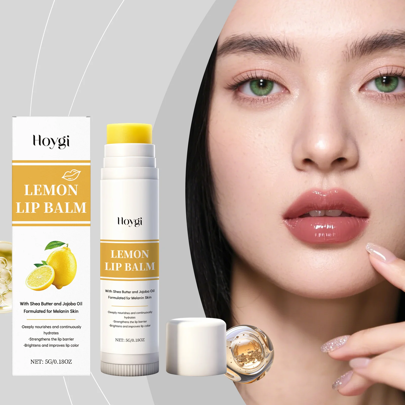 Lemon Turmeric Lip Balm Moisturizing & Softening Lip Care 2 lemon turmeric lip balm moisturizing softening hoy wbdace3j desc 2