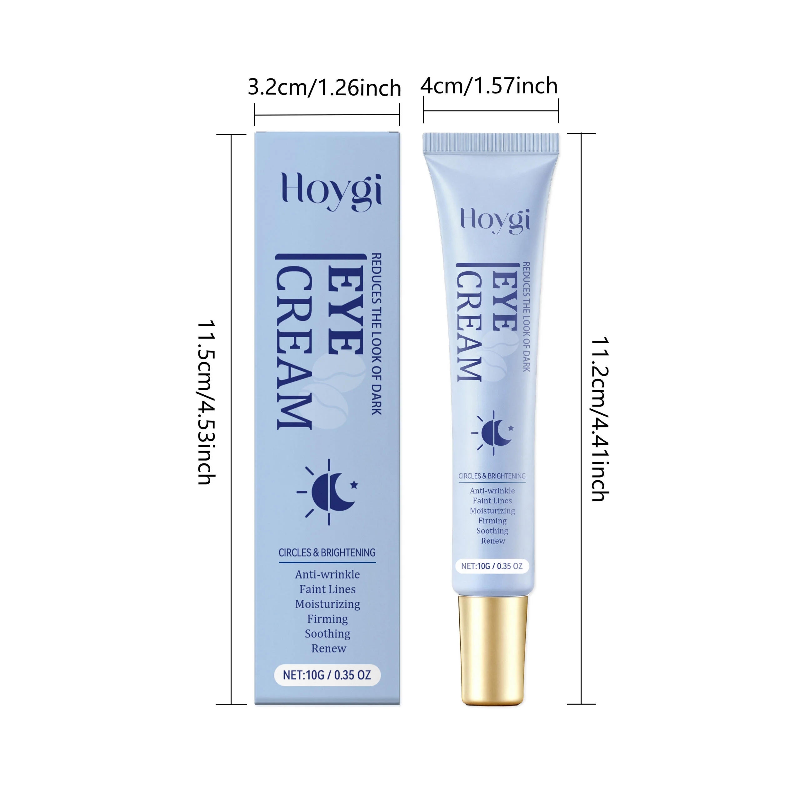 Moisturizing Eye Cream 10g for Dark Circles & Fine Lines with Arginine & Caffeine 1 moisturizing eye cream 10g dark circles fine lines hoy 2kqvbvhb desc 1 scaled